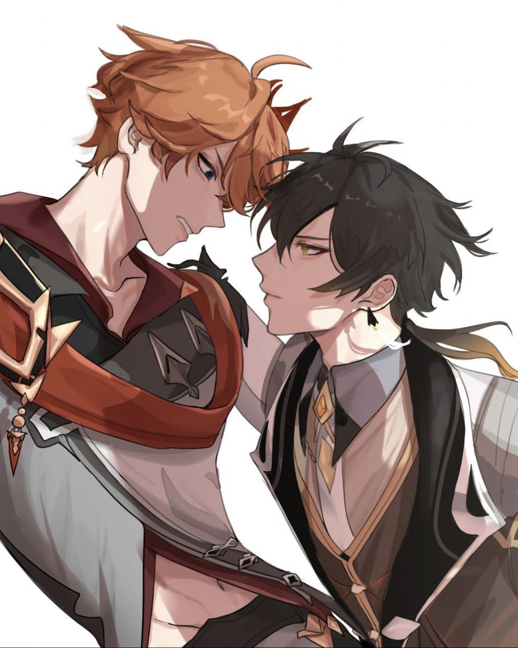 原神 | 公子 x 钟离 0000 搬运 | ins: @ karm.