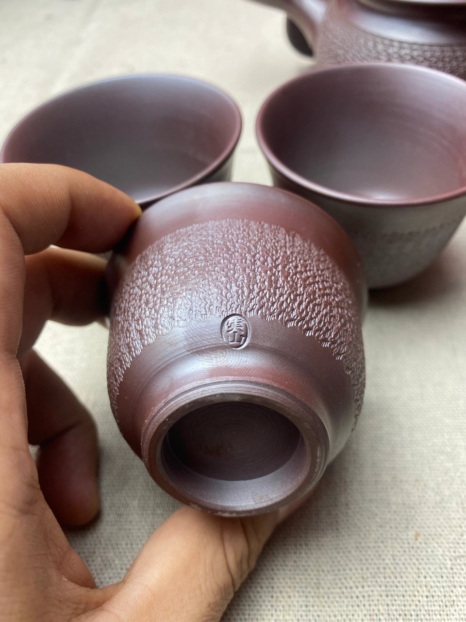 茶杯# #日本回流瓷器# #万古烧# #茶具# #茶具# 日本回流瓷器 万古烧