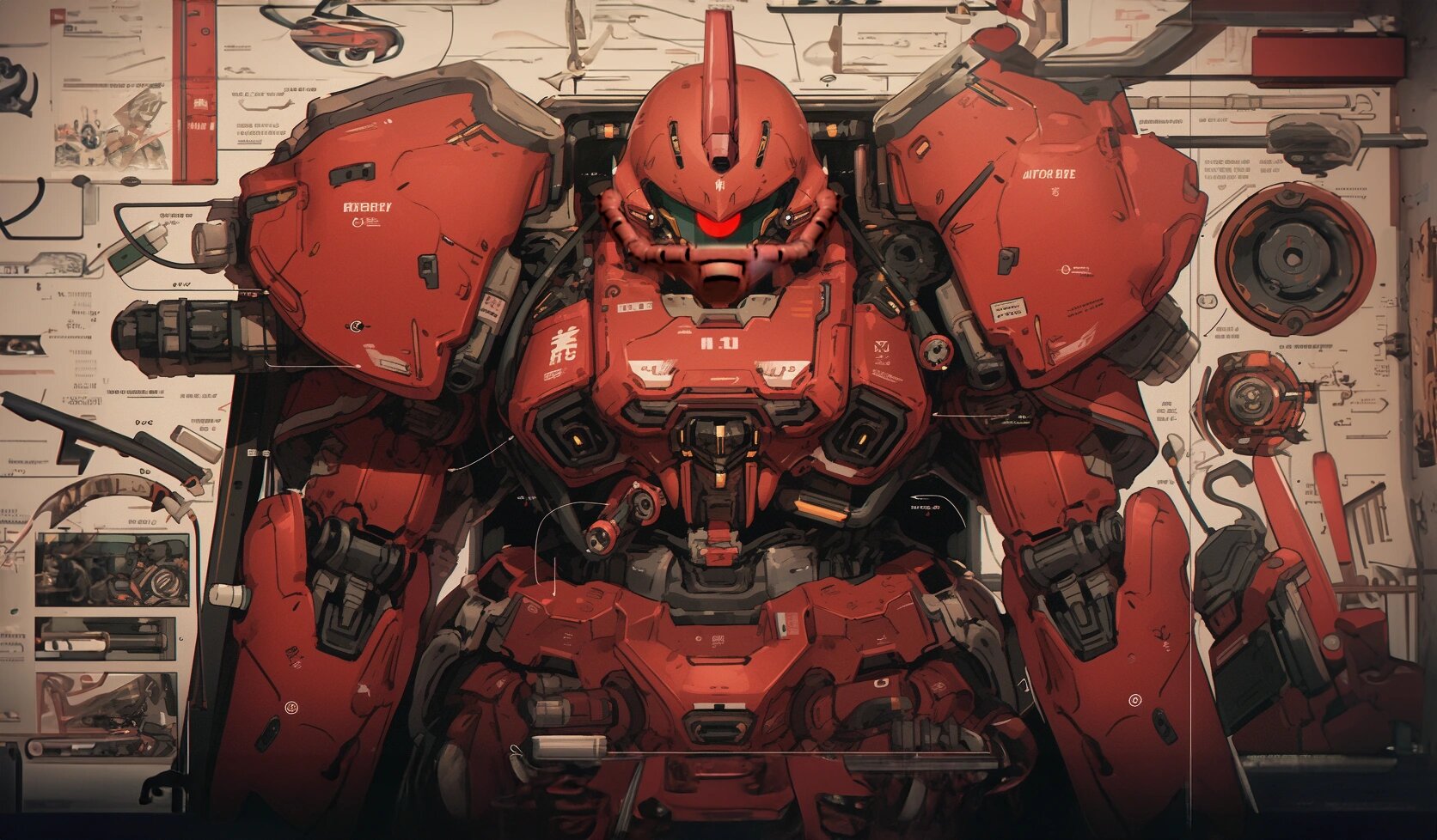 【是男人开扎古】高达高清壁纸 是男人开扎古!冲啊!