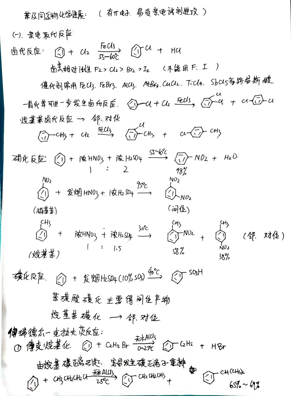 苯及其同系物命名. 随便写写