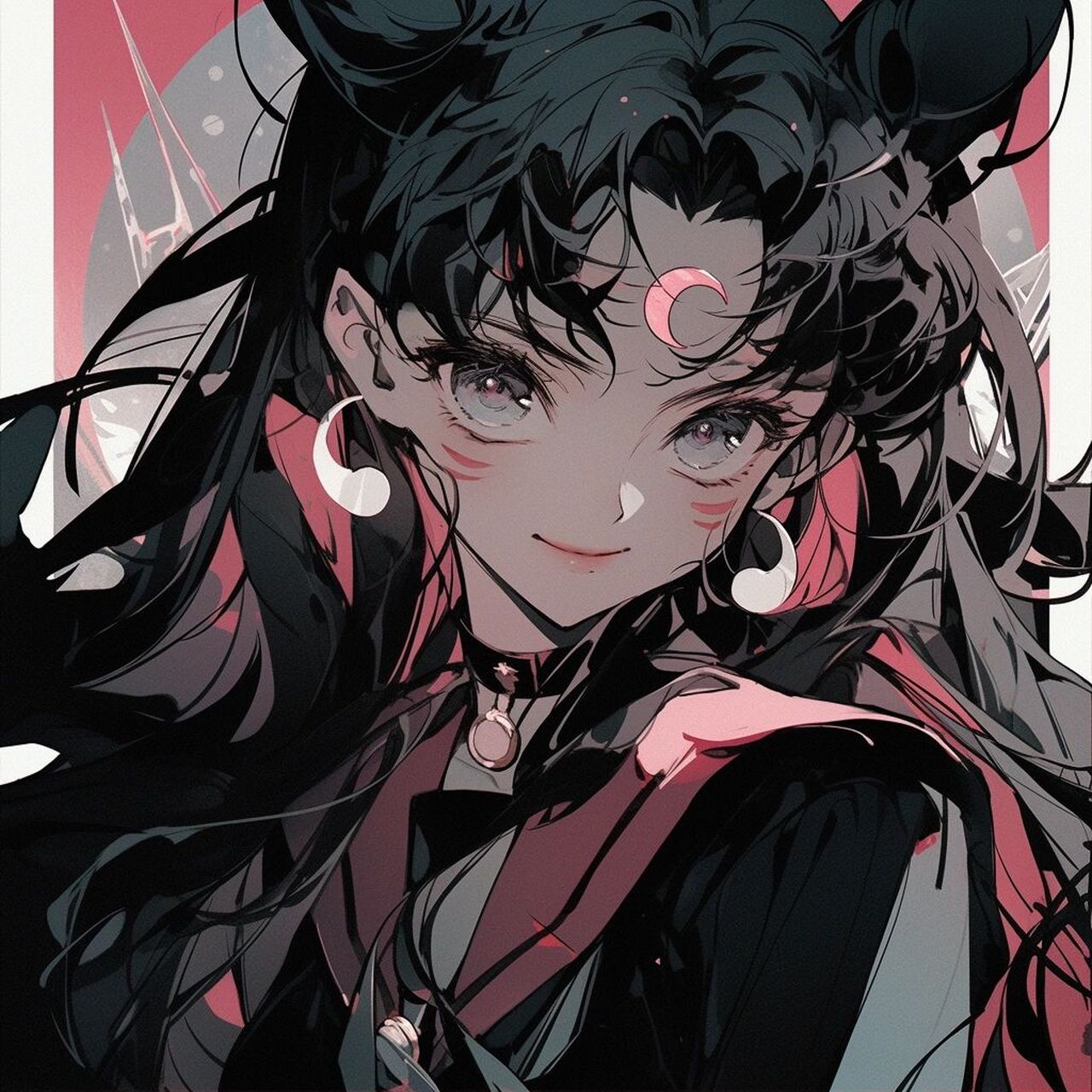 midjourney/旧漫酷拽女生头像 关键词分享 1970s anime, a girl with