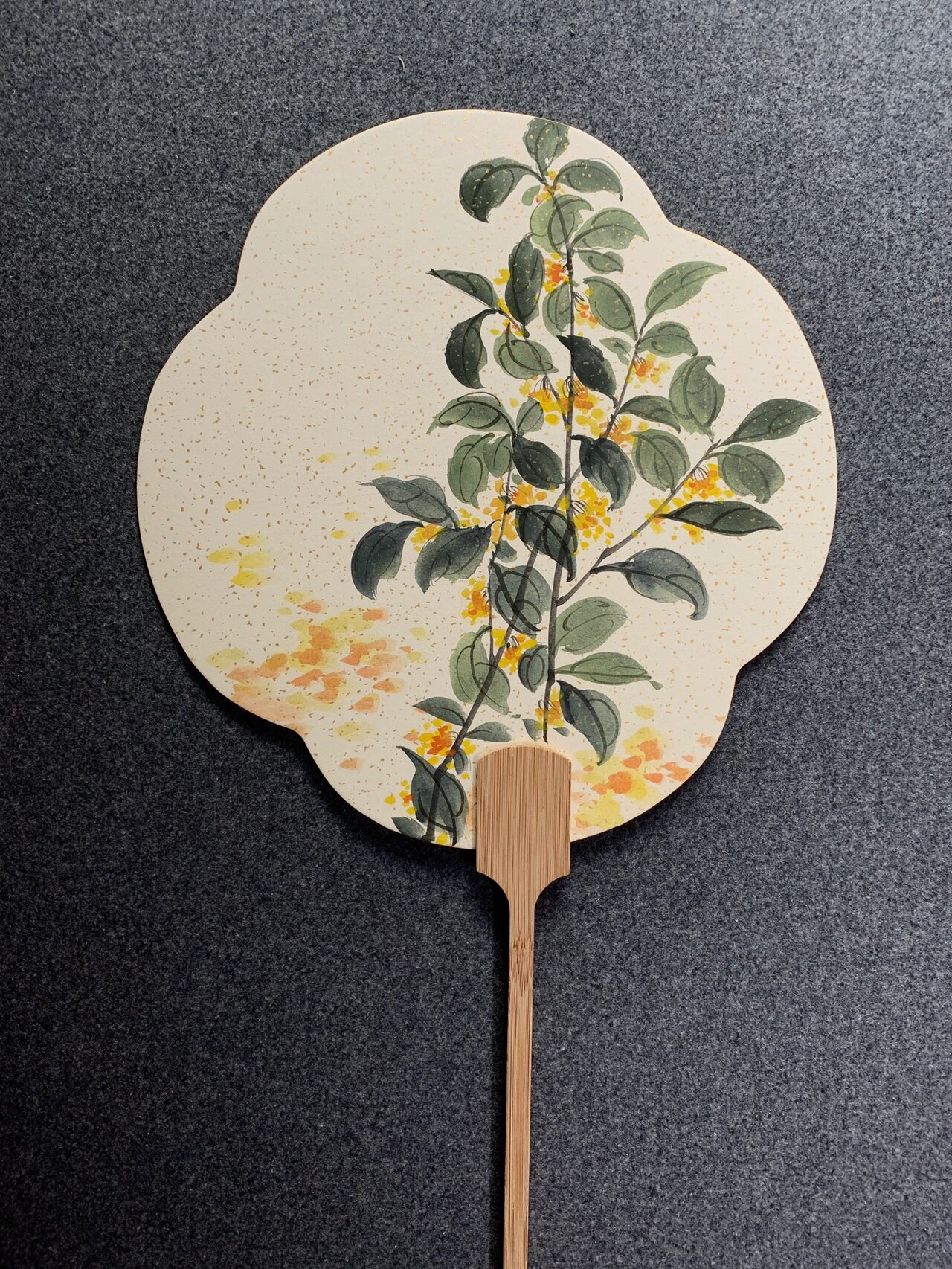 10把团扇的高清图在这里!写意花草 7415 夏日有好风!