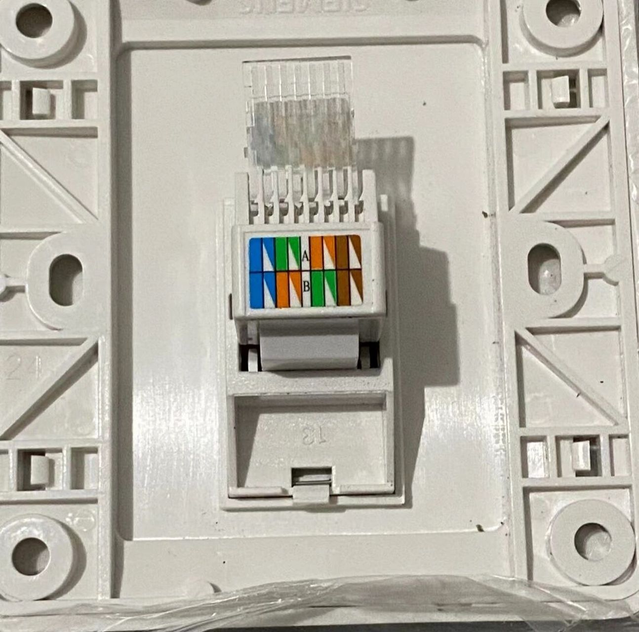 网络面板怎么接线?