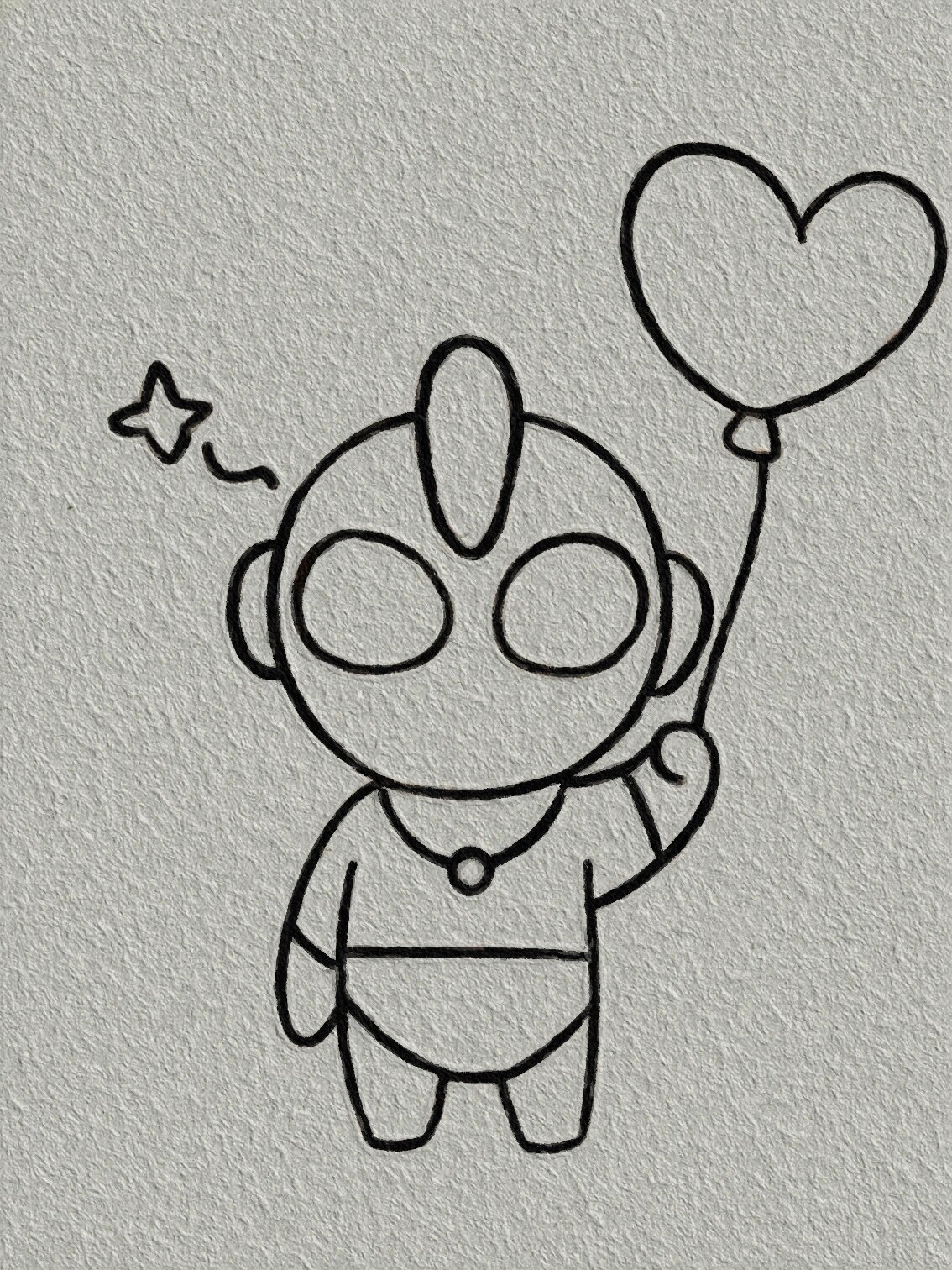 奥特曼简笔画教程