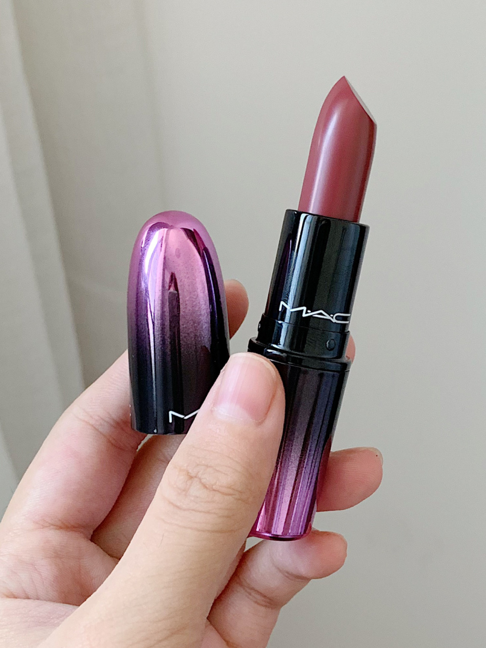 mac渐变408 好温柔又显气质的一只 96颜色就是灰调偏深的玫瑰豆沙