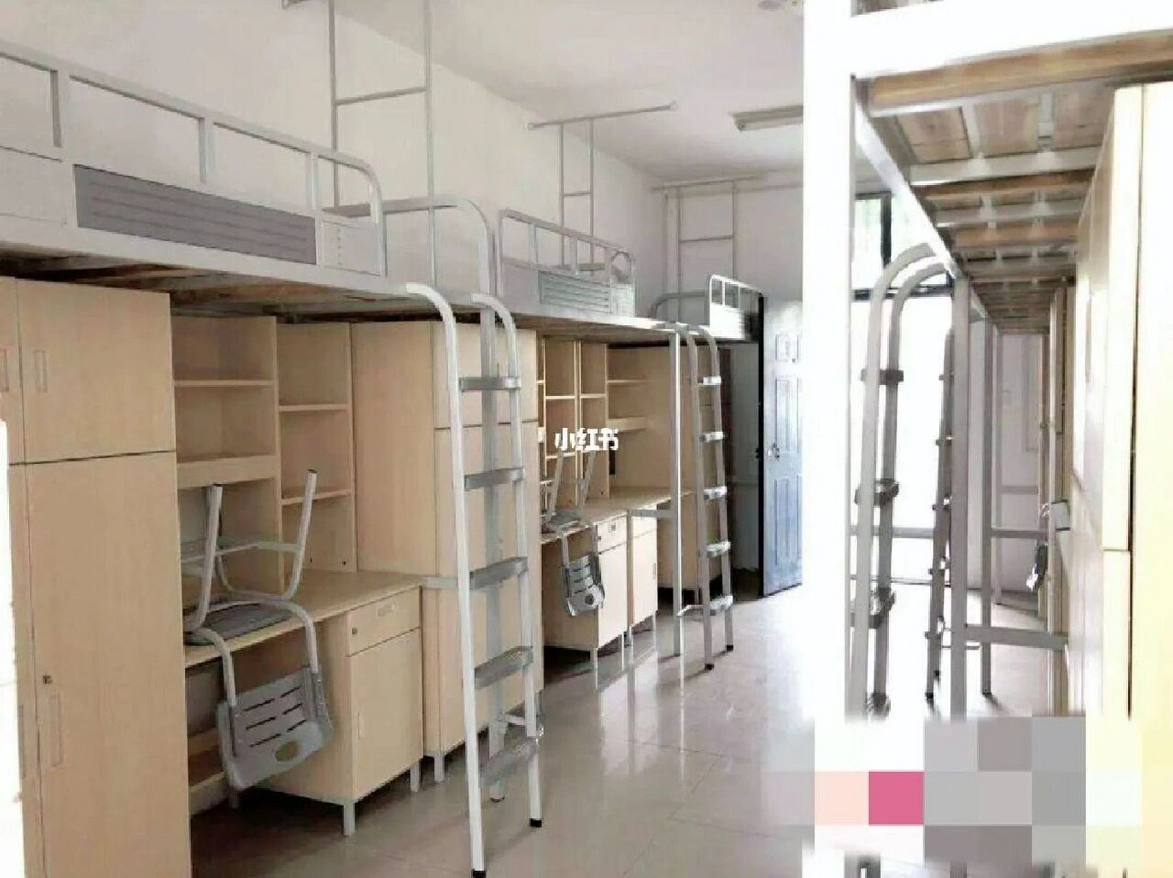 这是我们扬州工业职业技术学院东 西校区的宿舍情况