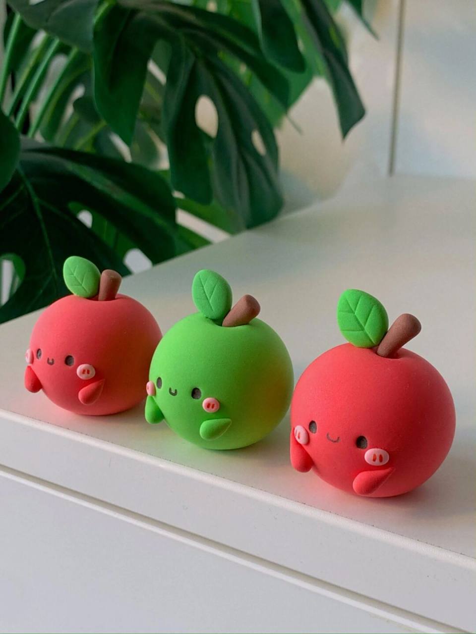 苹果9697教程|超轻粘土 13突然发现手机自带的食物emoji好可爱