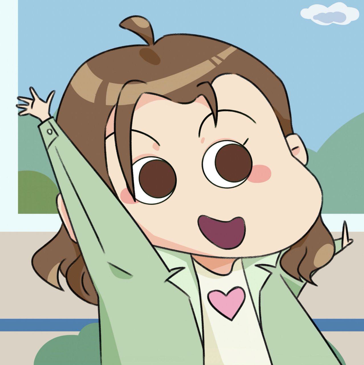 微信头像 仿蜡笔小新风格头像～假装自己是双叶幼稚园,向日葵班的新