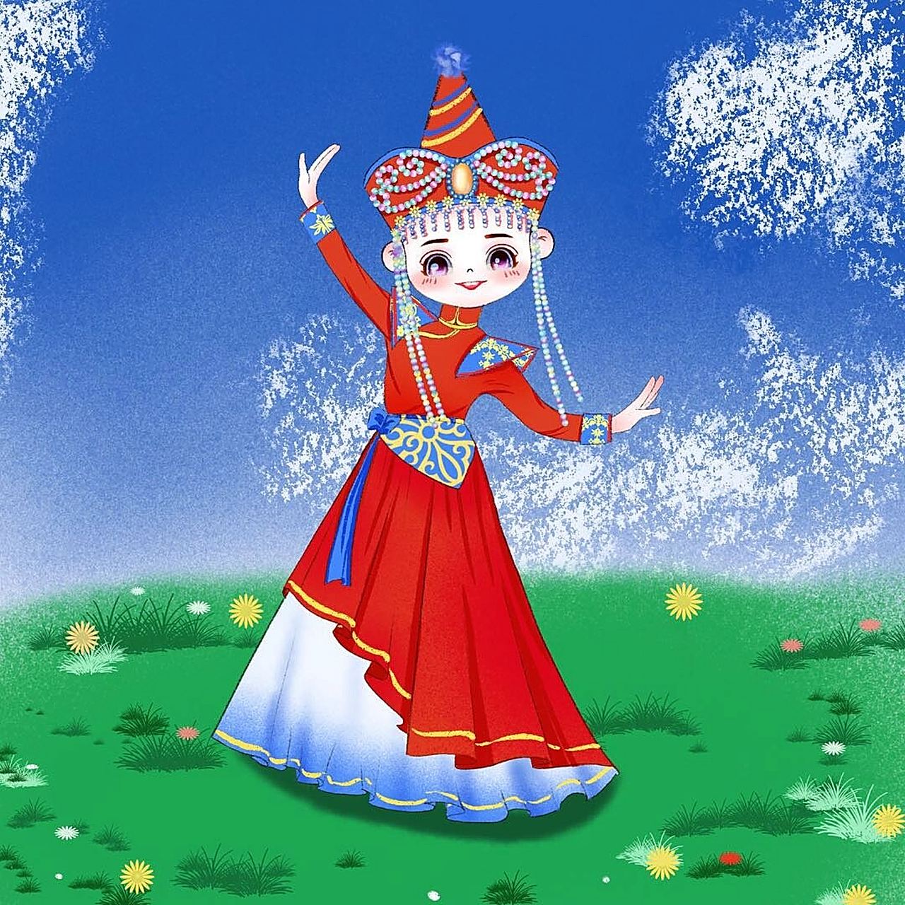 蒙古族(5/56)(附过程图) 蒙古族(西里尔字母:Монгол 03ндэ