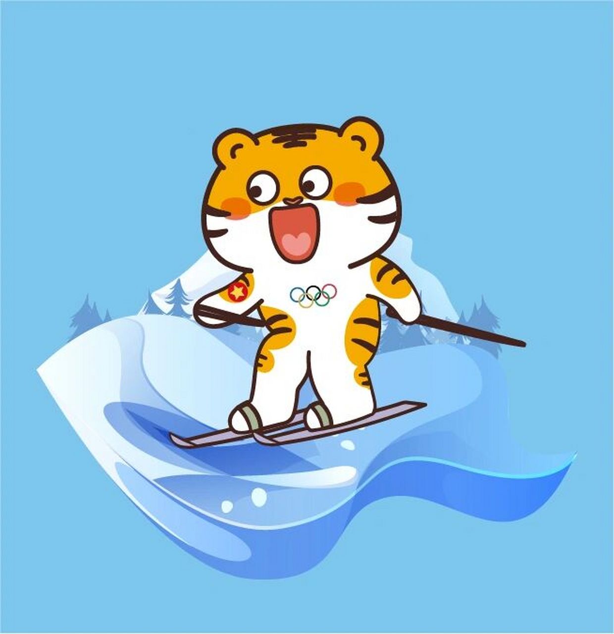冬奥运头像图片