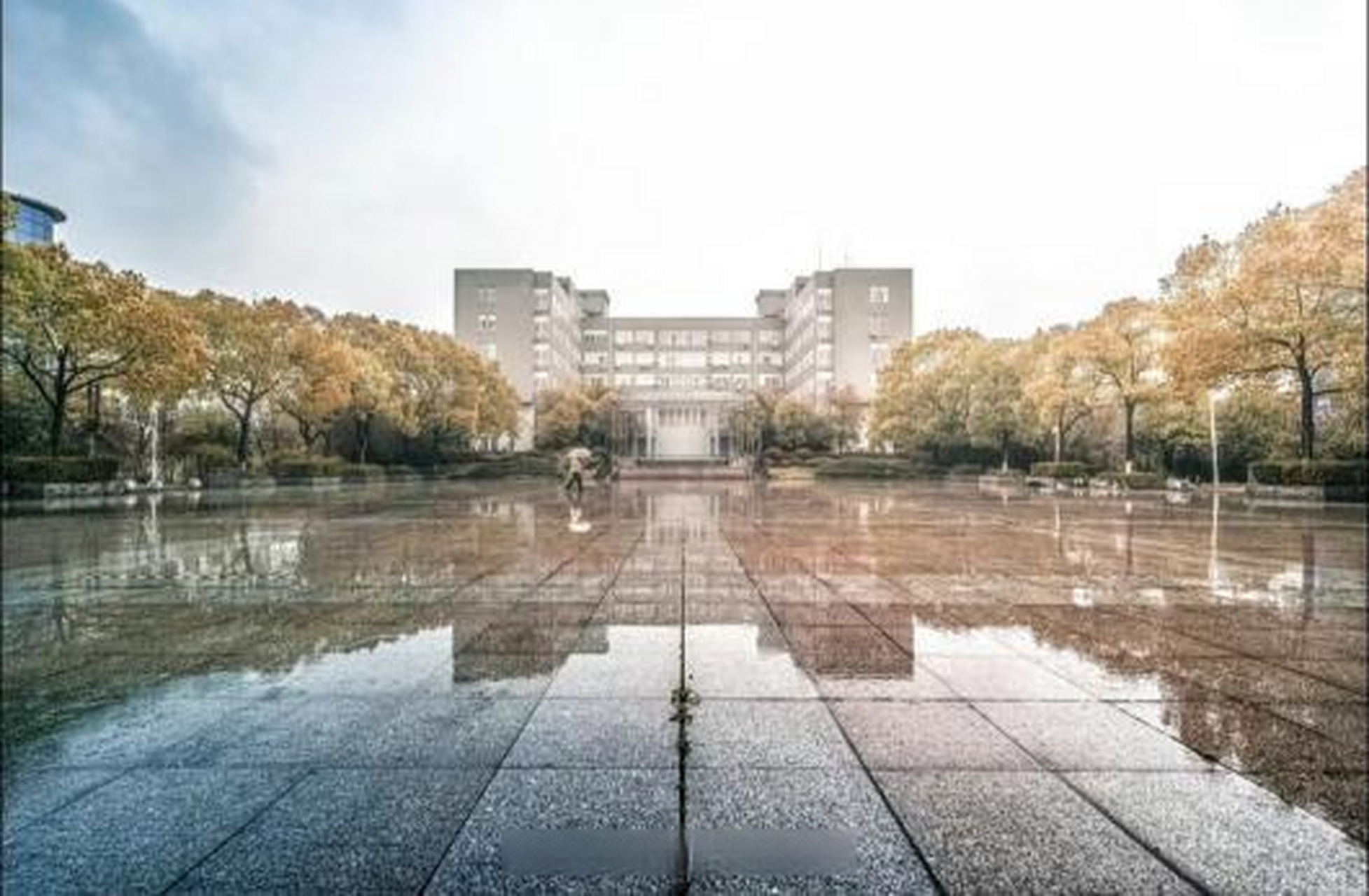 武汉传媒学院# #武传一角# 心情好时,就算是阴天也会感觉到阳光的