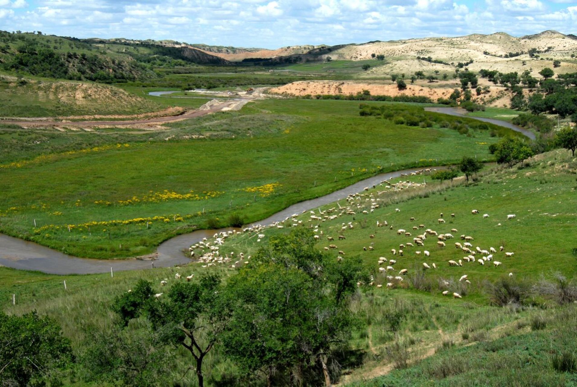 锡林郭勒盟的浑善达克沙地是国内十大沙漠沙地之一,距离北京仅有180