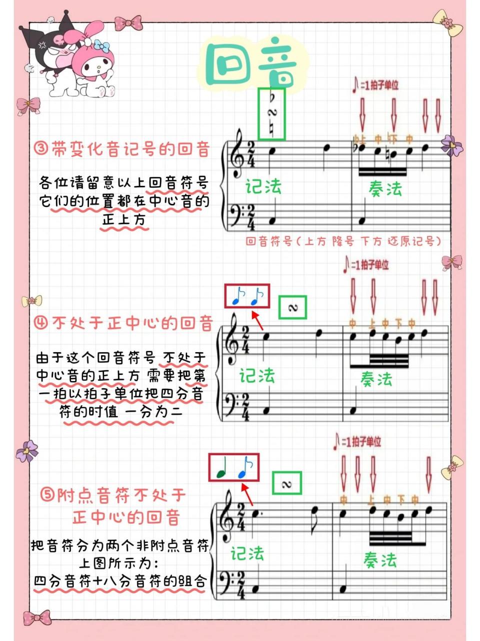 回音弹法钢琴图解图片