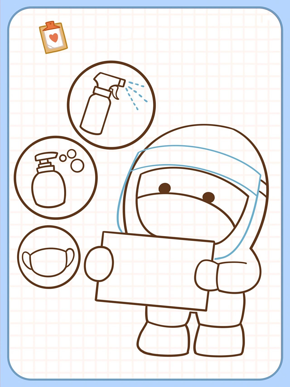 原创 | 抗击疫情医护/志愿者简笔画教程 恬花花简笔画小课堂第92课