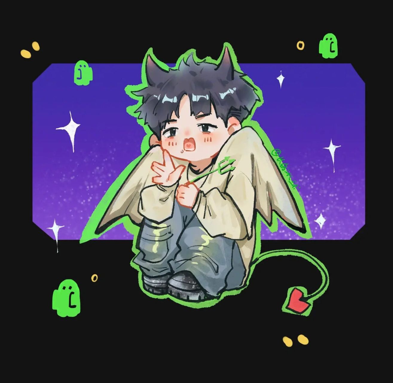 capper 宝宝是小恶魔还是小幽灵还是小天使呀949798(你小子丑