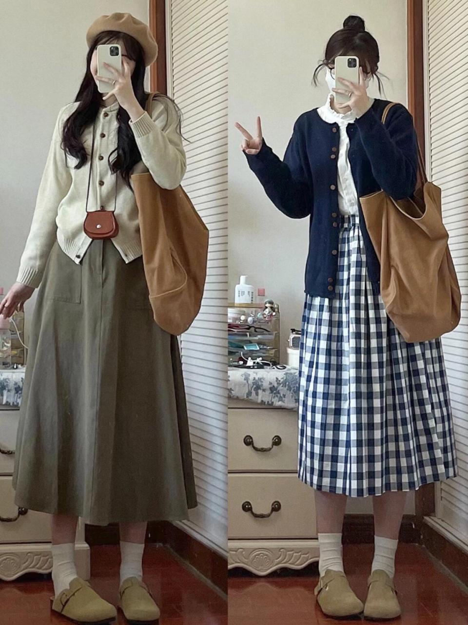 叠穿# #学院风穿搭# #日系穿搭# #学生党穿搭# #高个子穿搭# #显瘦 