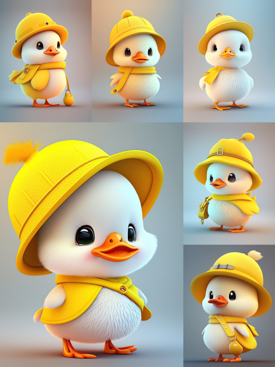 可爱的小黄鸭来了