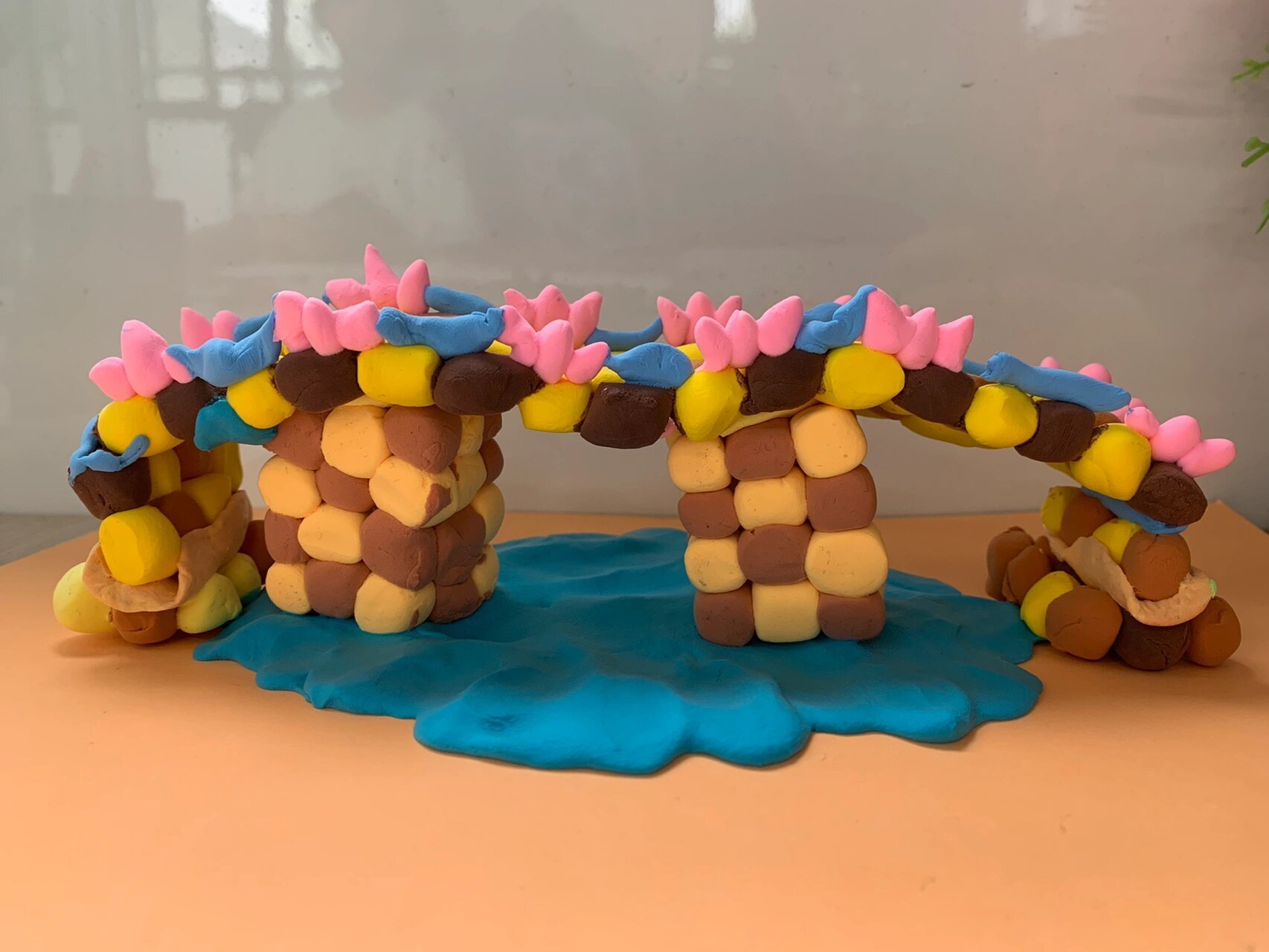 浙美版|四下美术《桥》90作业 材料:超轻粘土(陶泥太脏了07换成