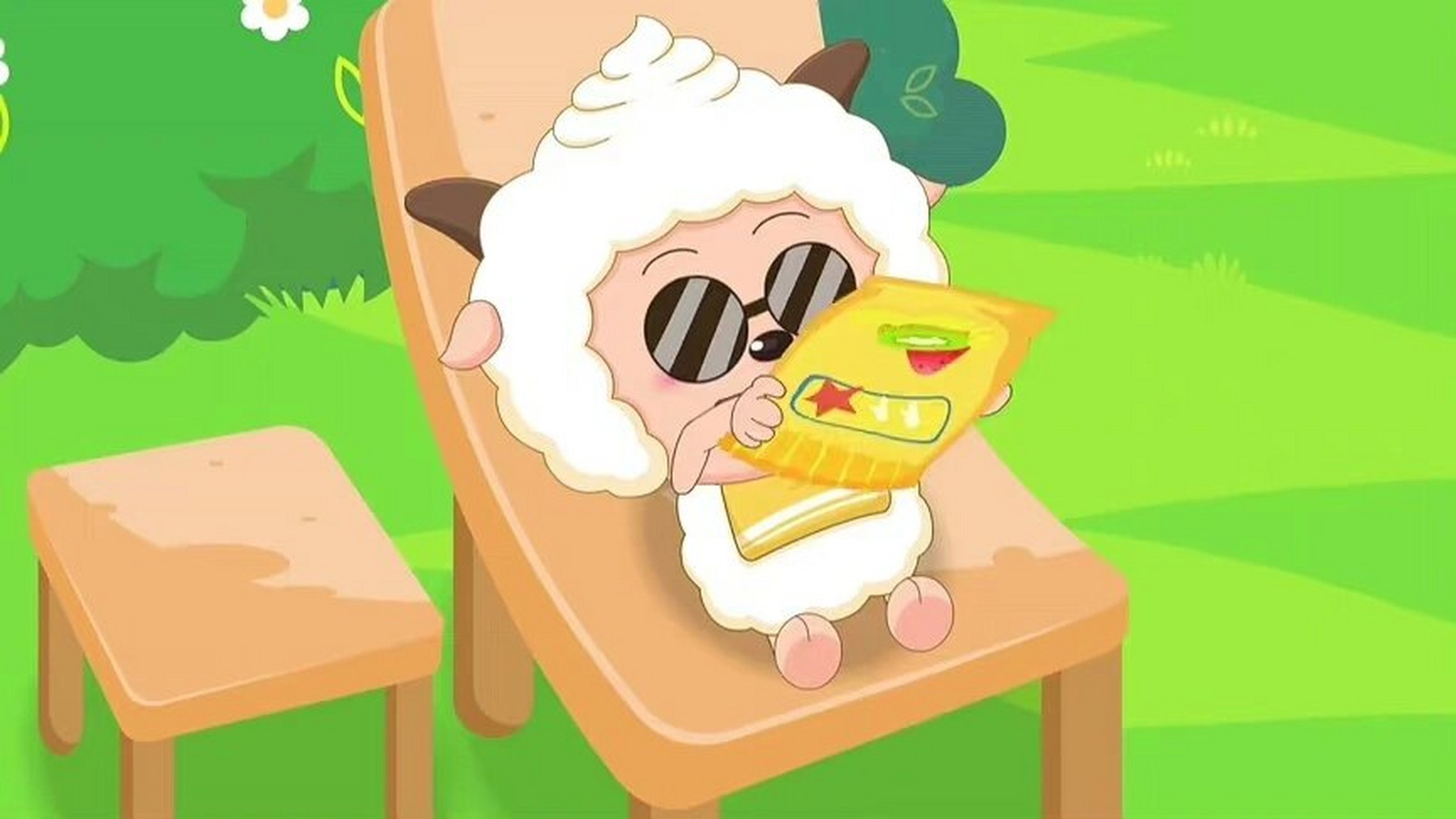 小时候谁不羡慕懒羊羊有那么多零食 懒羊羊的零食永远都吃不完,谁会