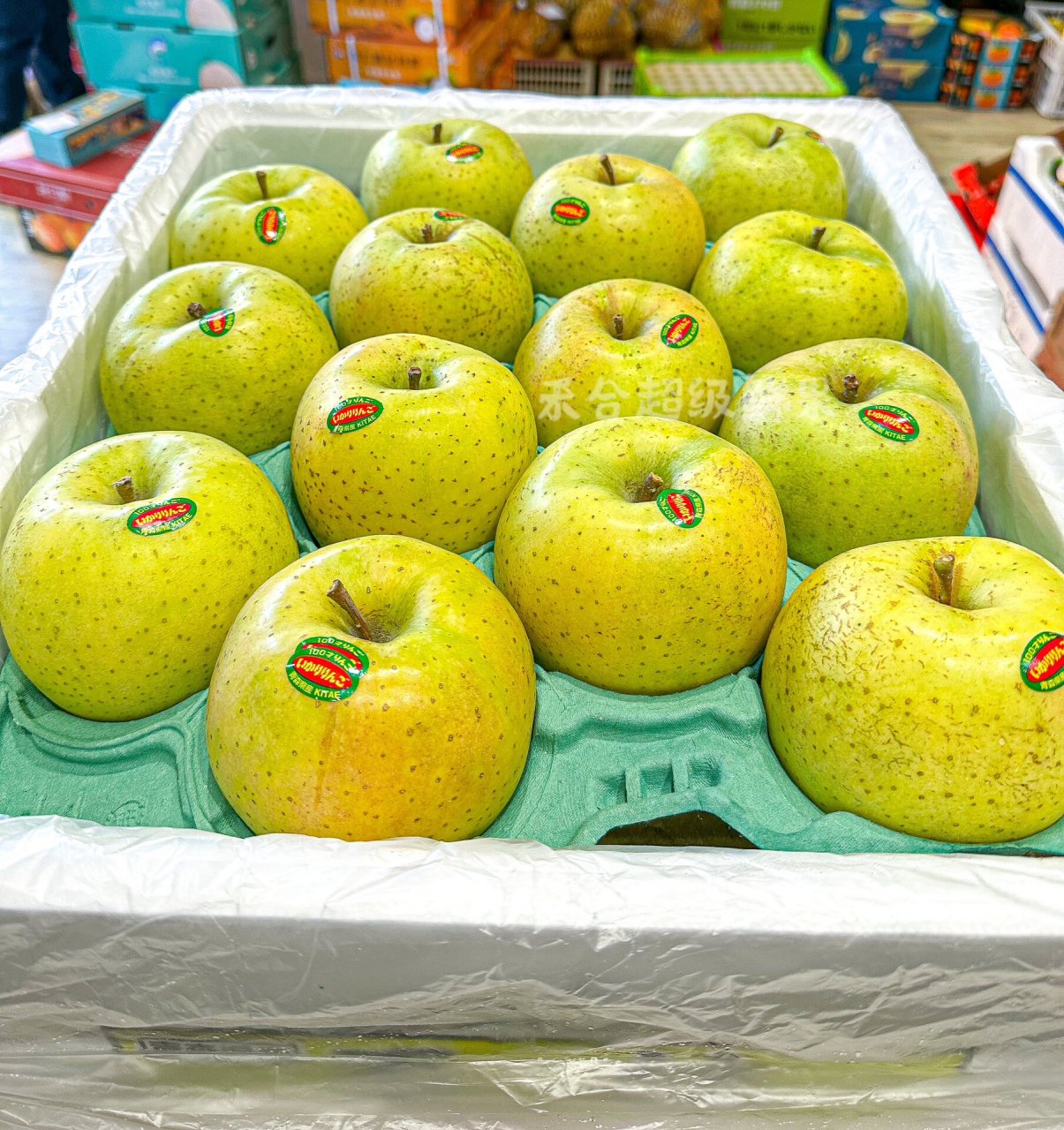 王林苹果 日本青森·王林苹果97最具有代表性的黄色苹果品种 个头大