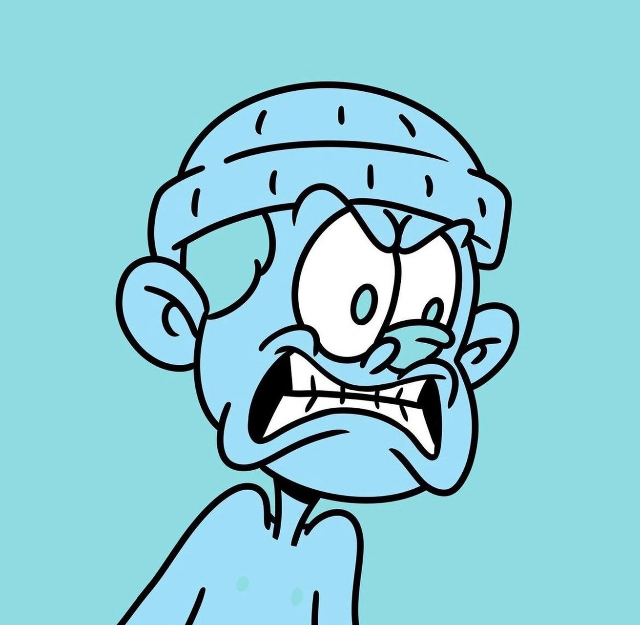 男生头像 搞怪头像 手绘头像 nft 素材灵感分享 共享资源的第241天