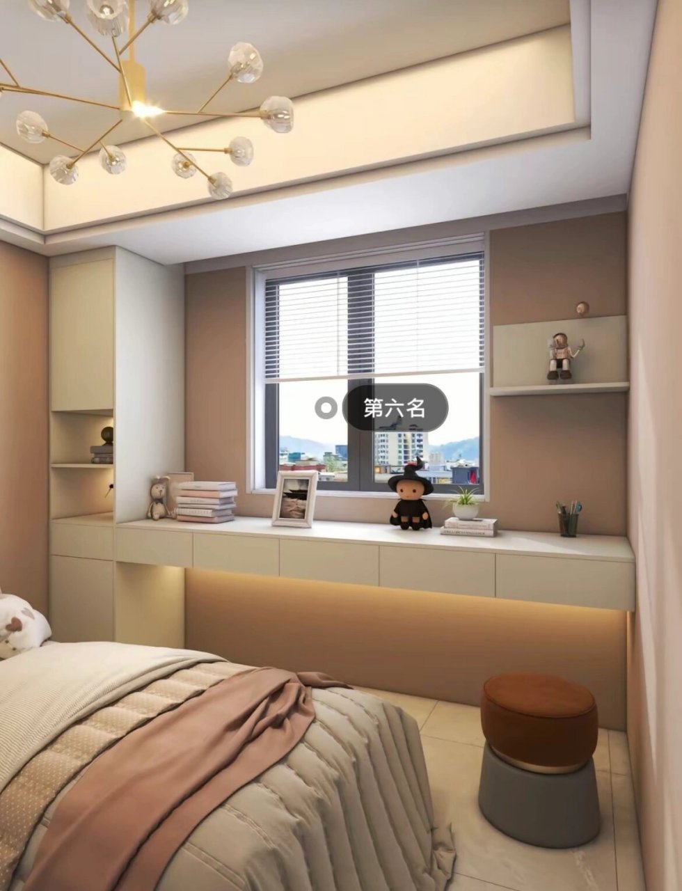 卧室设计窗边柜书桌一体原来是这种效果 给大家分享几款窗边柜书桌