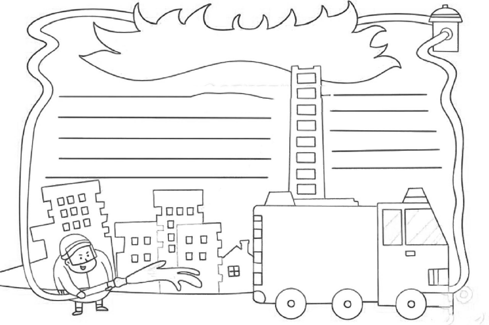 手抄报|消防安全|可打印素材 可打印素材|消防安全手抄报