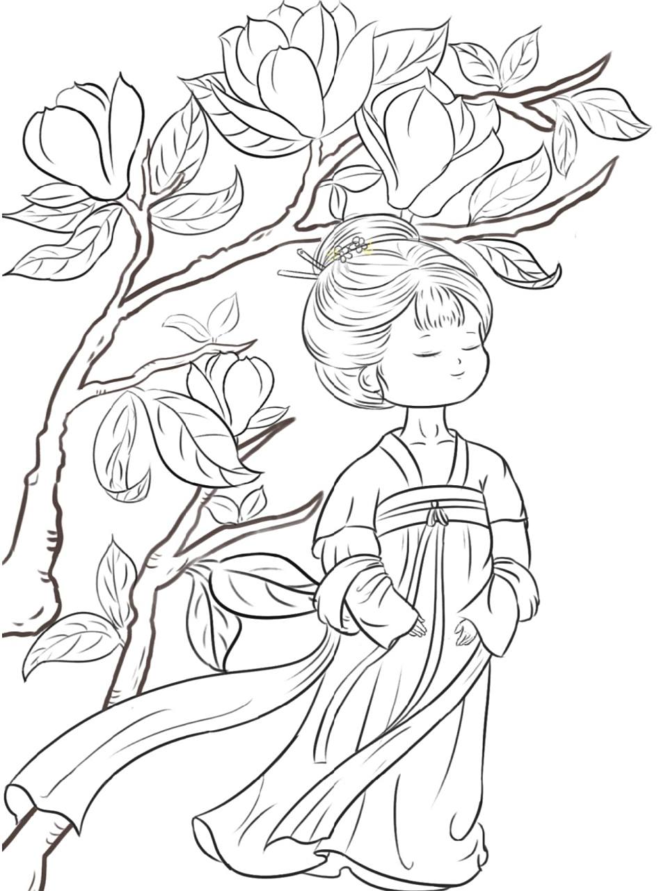 国风q版人物插画|附国潮