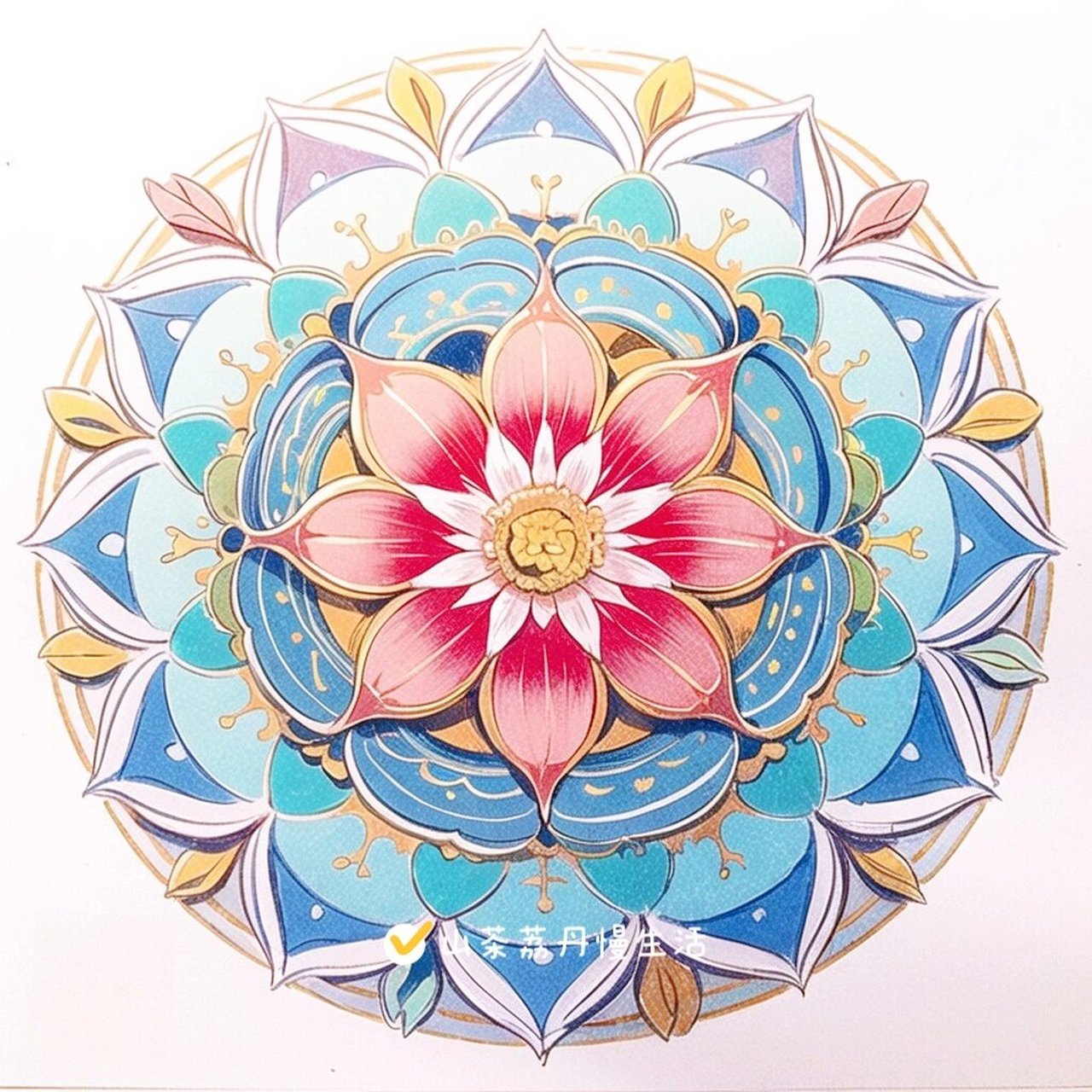 【曼陀罗手绘方案】 一,颜色搭配建议 考虑到求助者小时候缺乏安全感