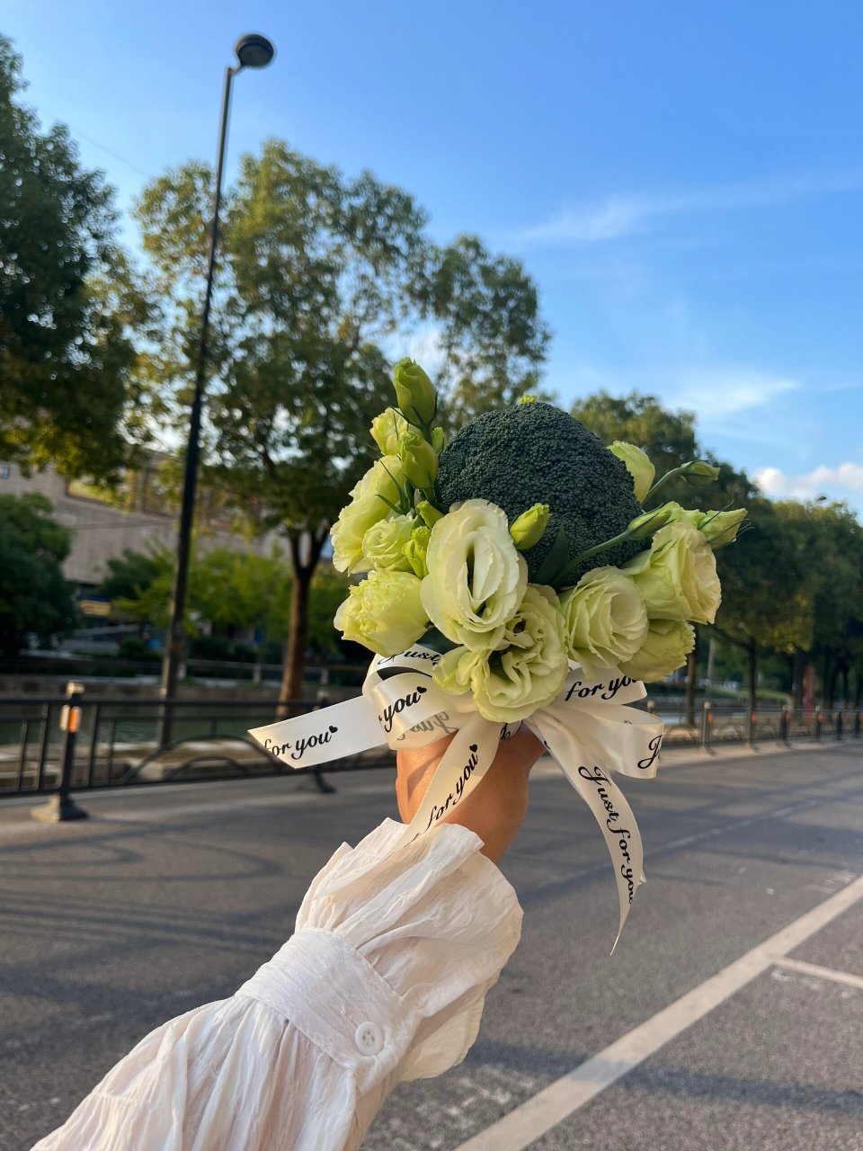 西兰花06手捧花 花语:从此往后 一半人间烟火 一半浪漫至死不渝