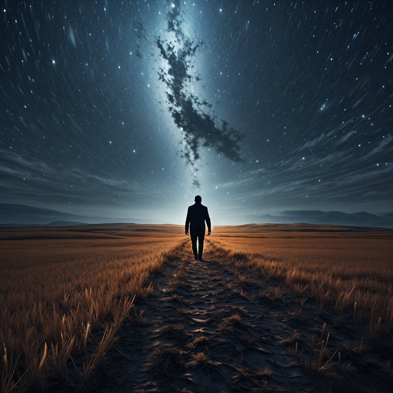 在寂寞的旅程,星光指引方向, 一个人的坚强,是最美的光芒.