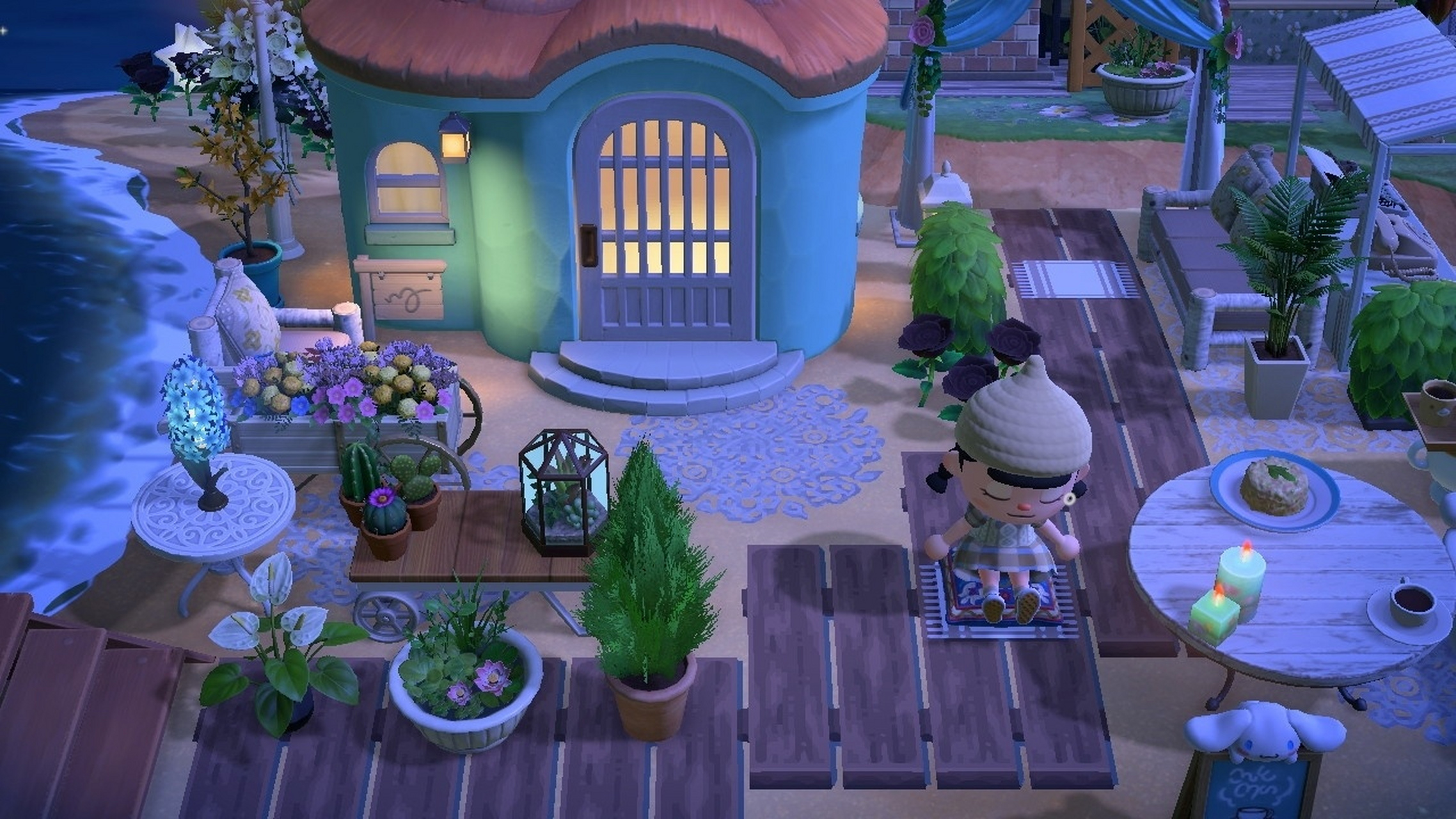 沙滩上的莫妮卡小屋 #动物森友会