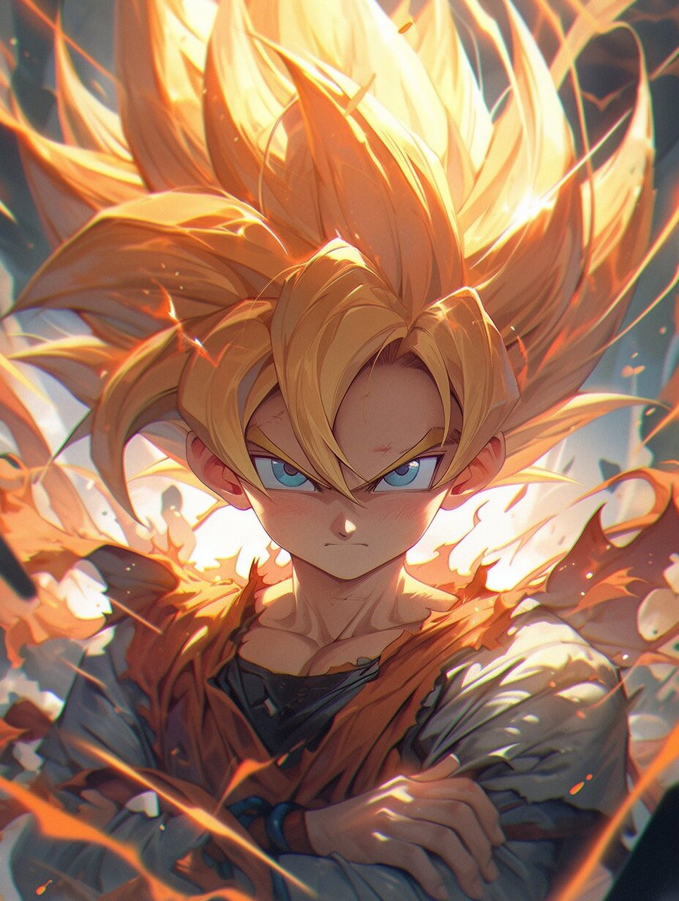 超级赛亚人孙悟空的炫酷头像壁纸推荐 #表情包#0202#头像#02