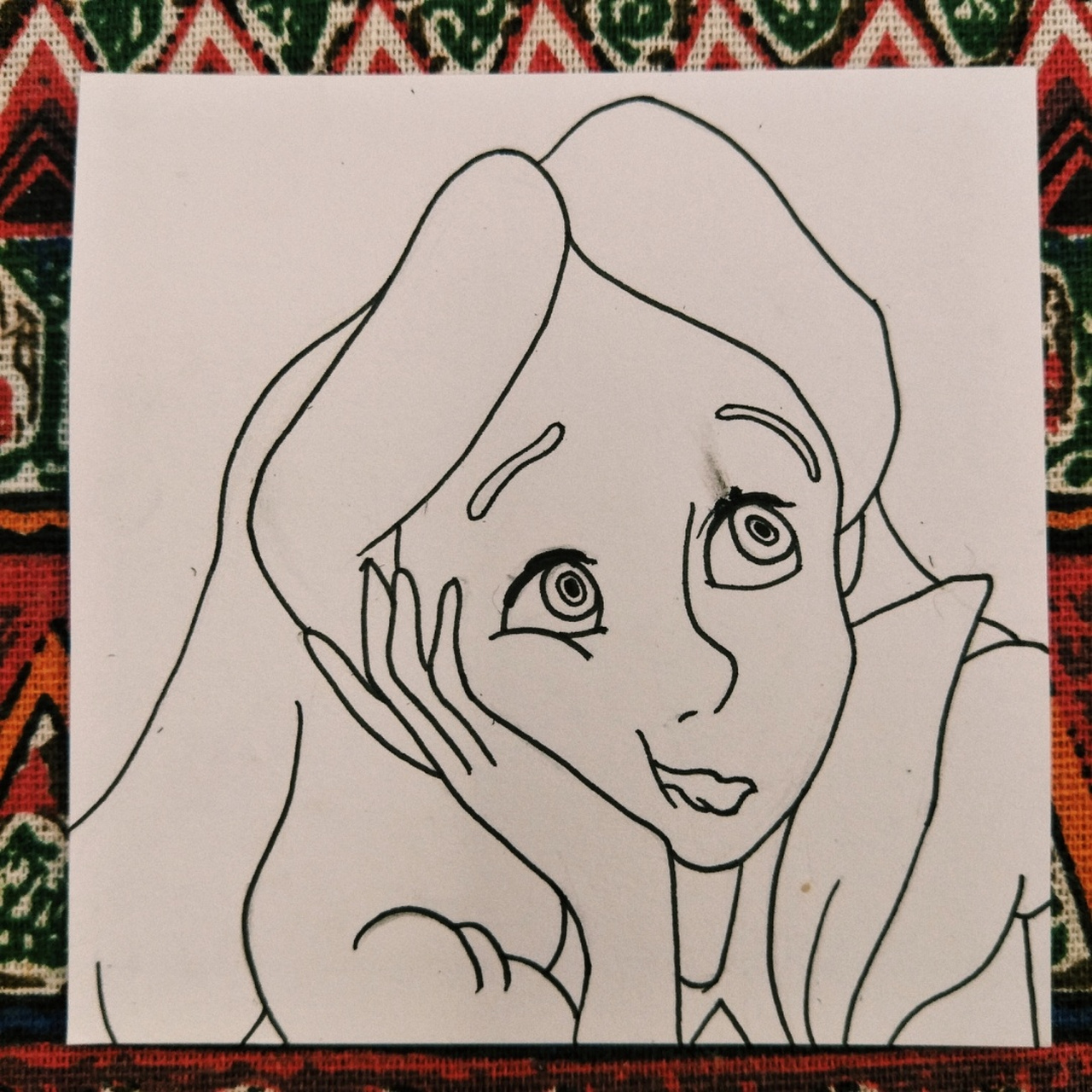 马克笔手绘|【爱丽丝】(附手稿) 95 95 95 【为什么乌鸦像写字