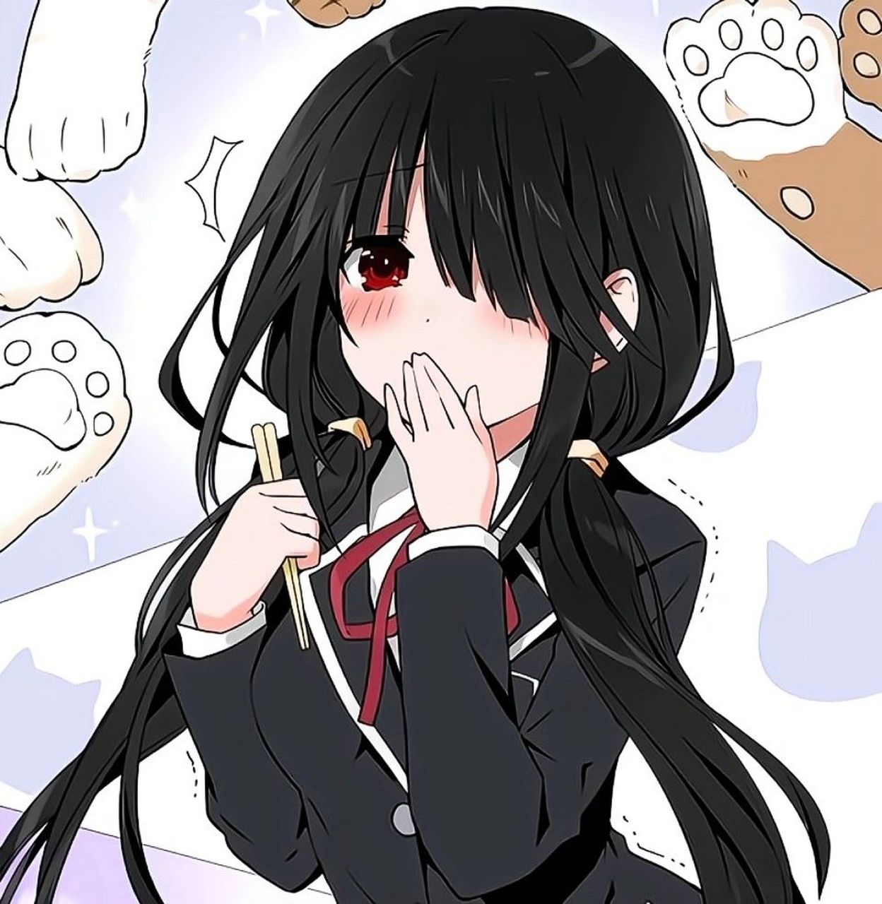 一些超级可爱的白底动漫头像2 一起换头像吧