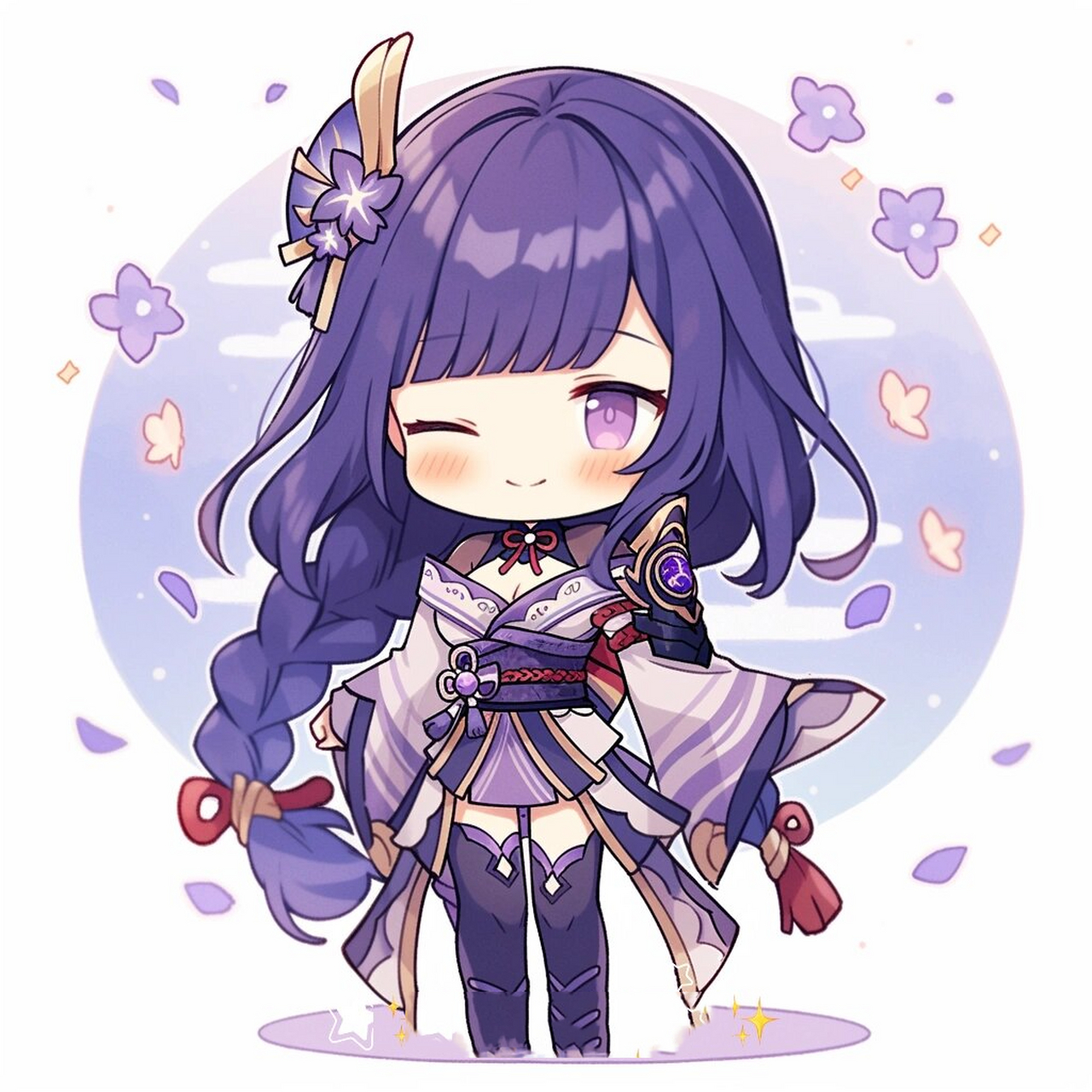 midjourney# #原神# #雷电将军# #原来你也玩原神# #原神头像# #鞍 