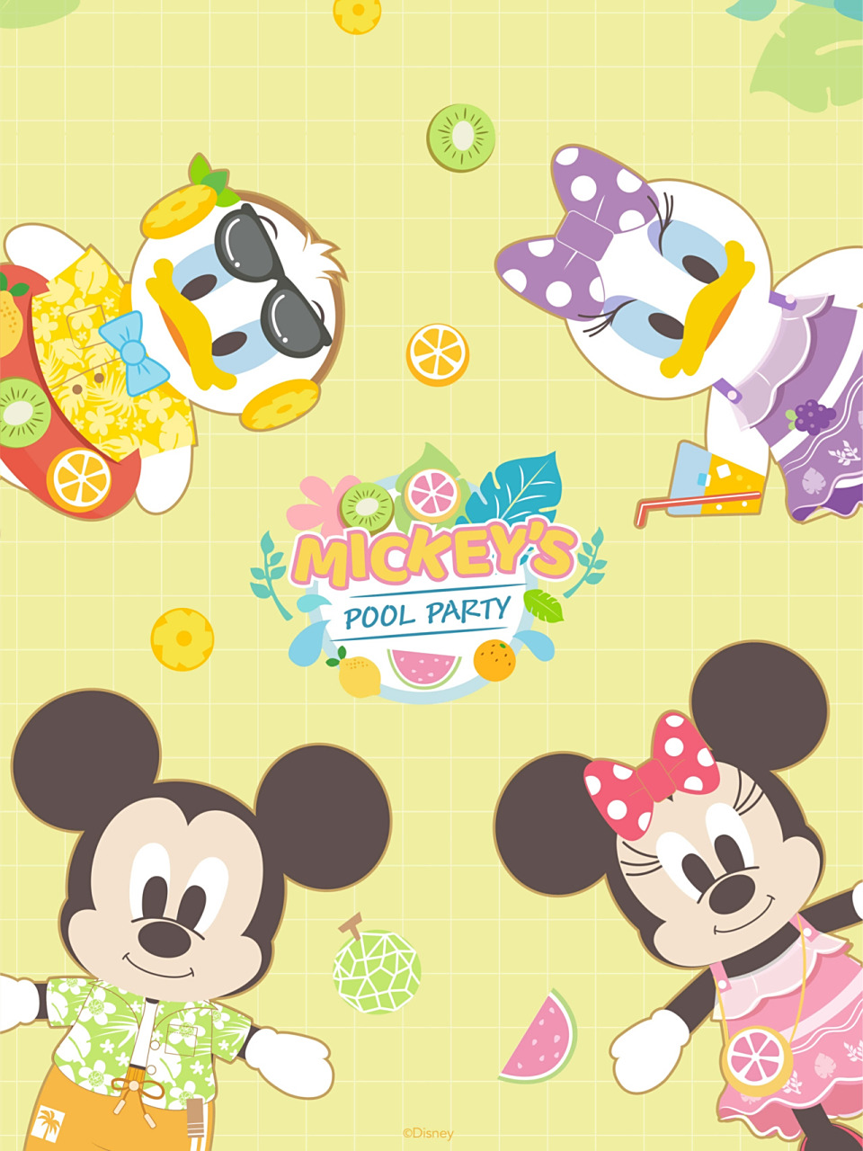 迪士尼壁纸 七宝 奇奇蒂蒂 米老板 鸭鸭夫妇 新壁纸好夏天啊 好好看