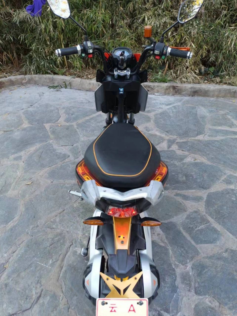 绝版车型雅迪战警一台,60伏20安的电池,整车成色如图,实车拍照,前碟刹