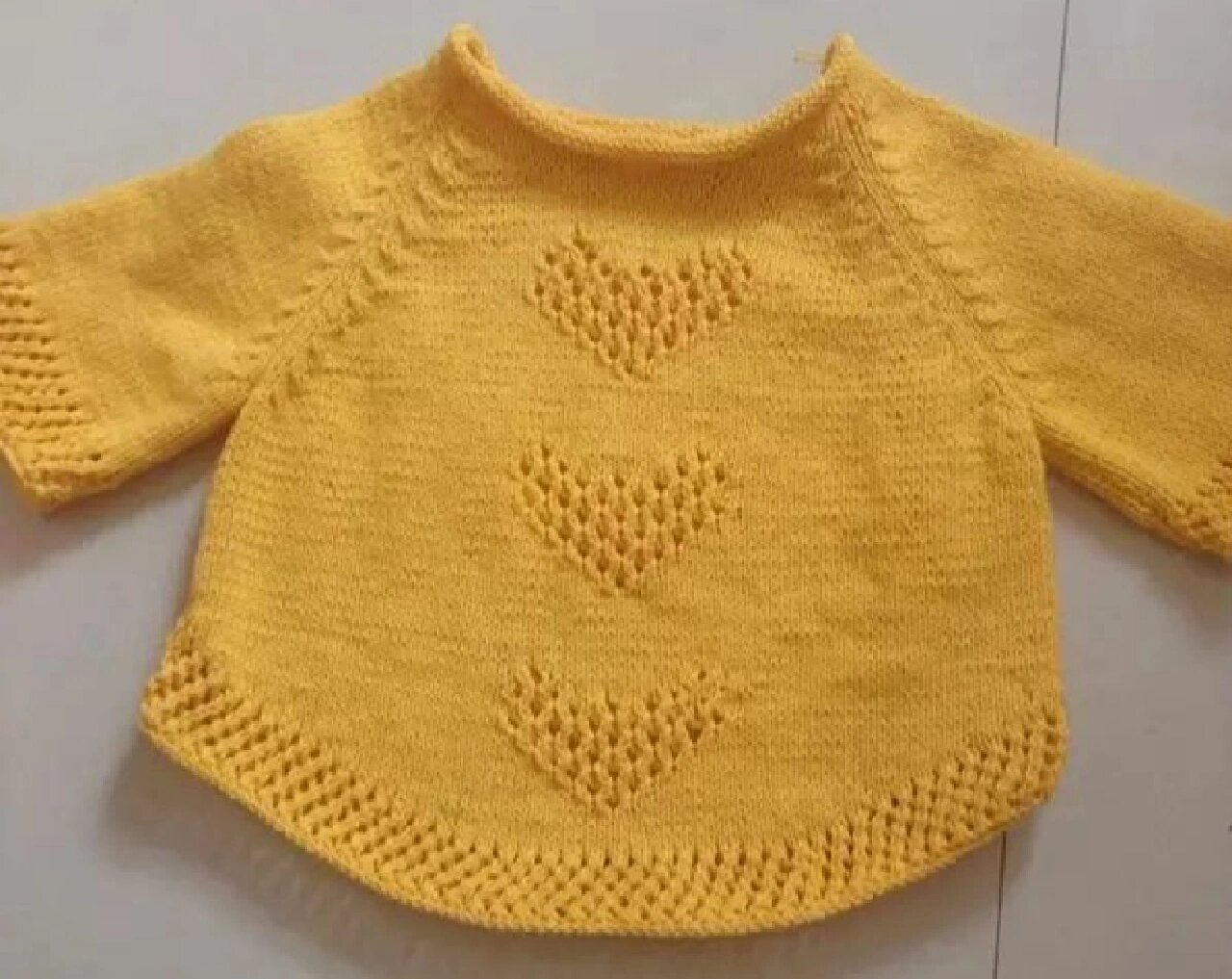 圆摆复古毛衣编织,附详细编织过程图解