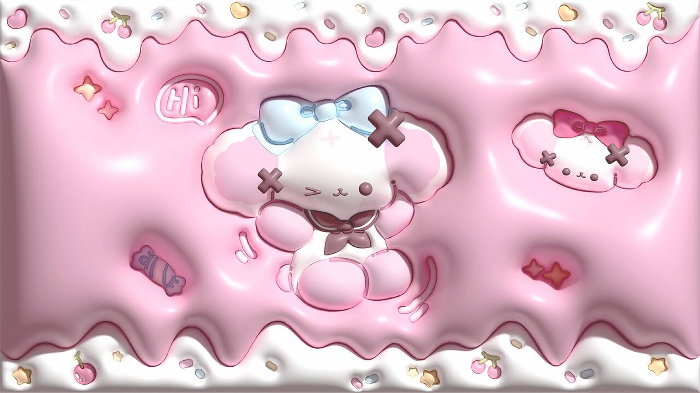 可爱电脑平板壁纸78蓬松小狗来为你加油打气 72● 55 ●72 新