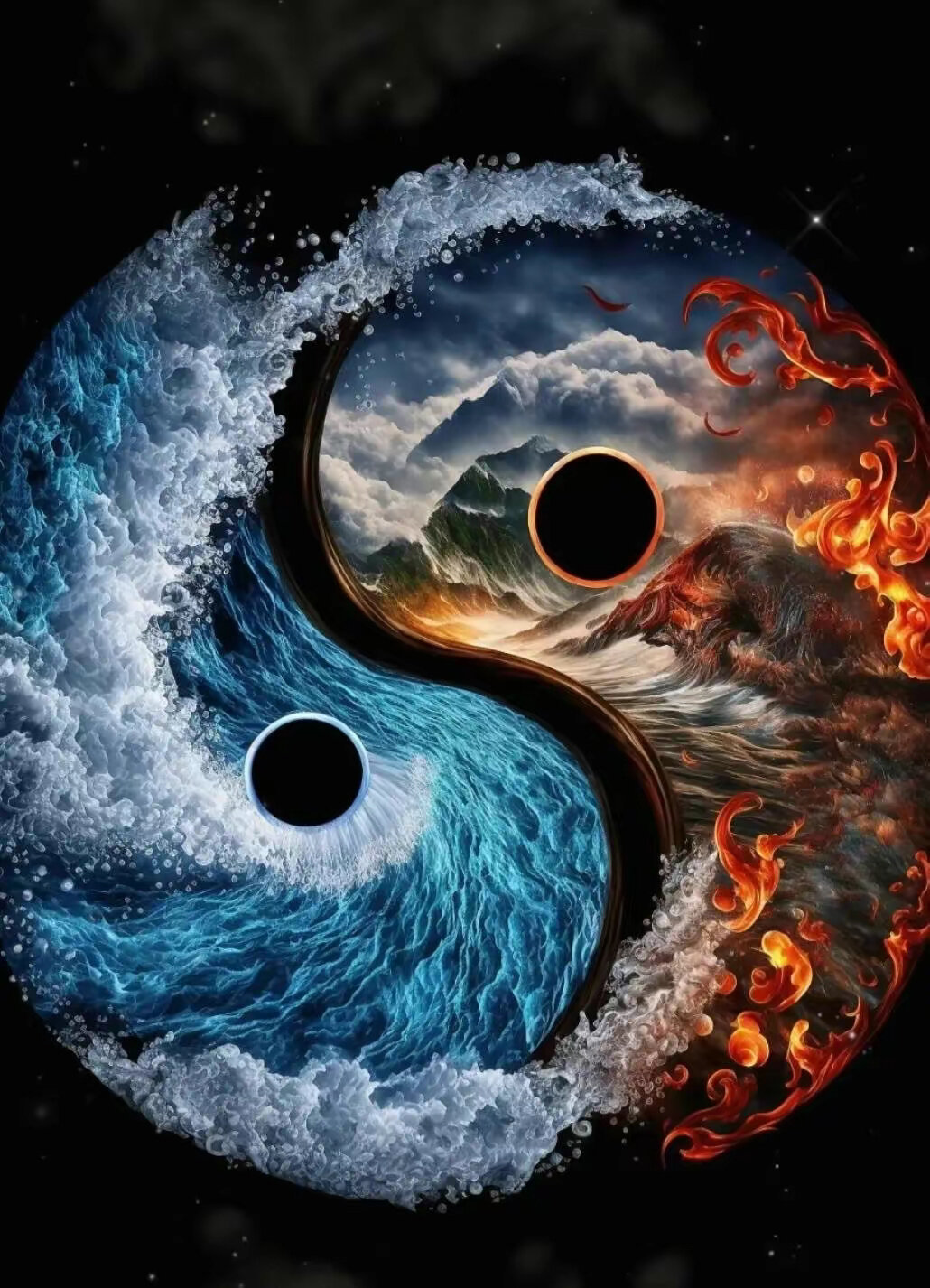 【高清壁纸】八卦太极图