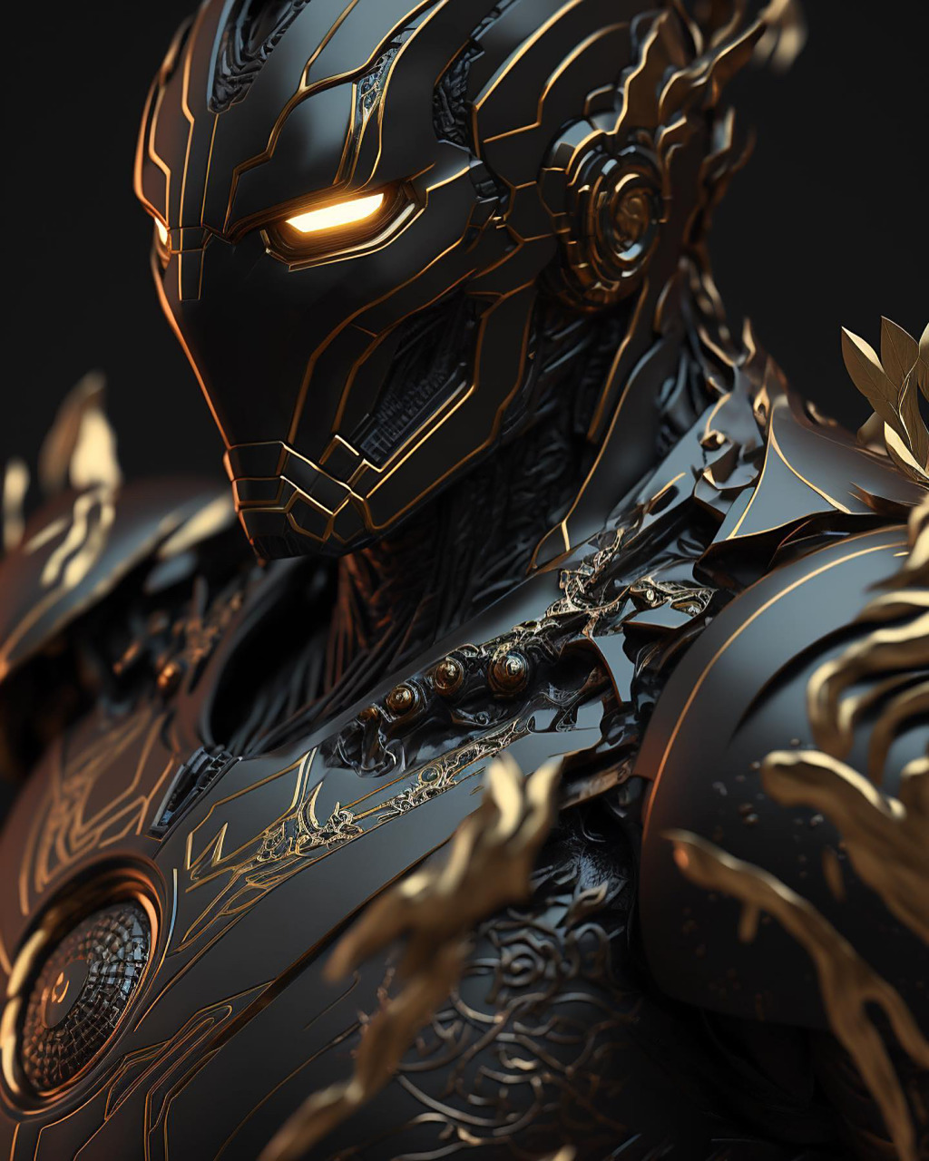 黑金机甲钢铁侠系列头像