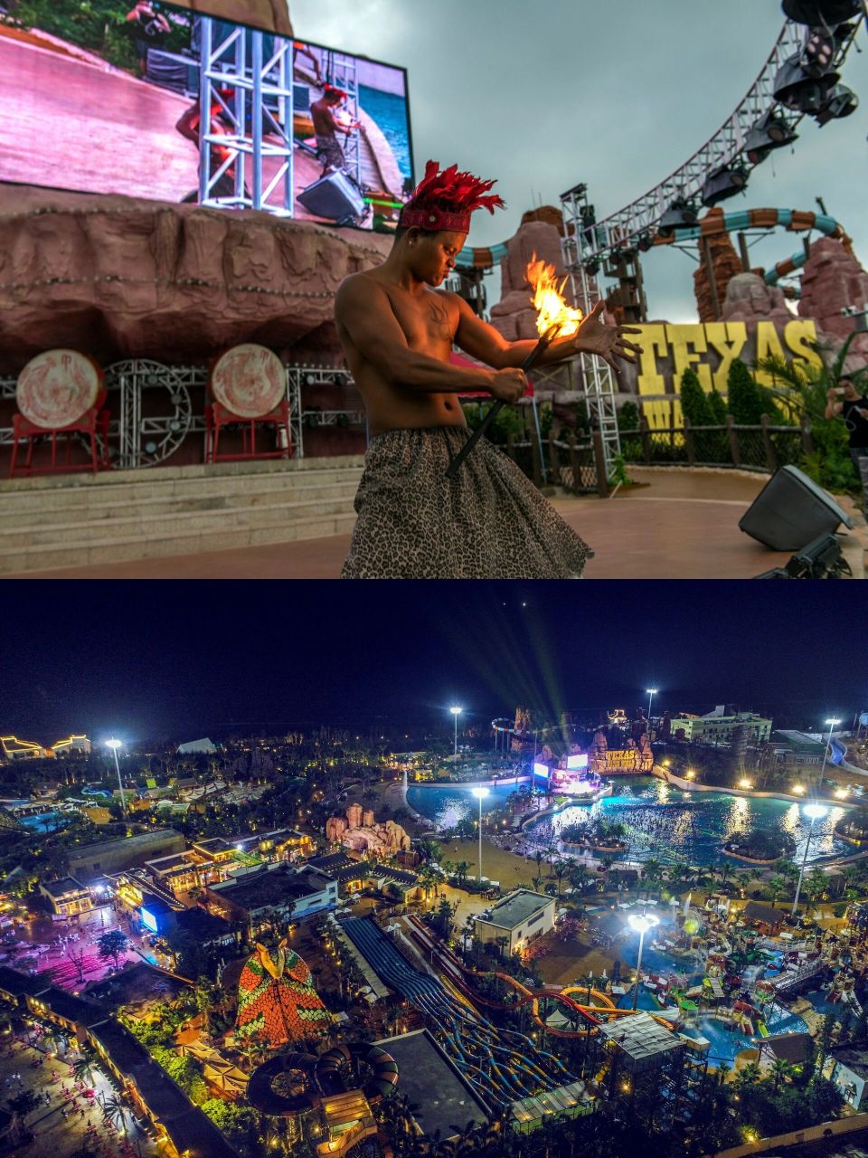 超大的水上乐园,带你清凉一夏90 在鼎龙湾德萨斯水世界,您可以享受