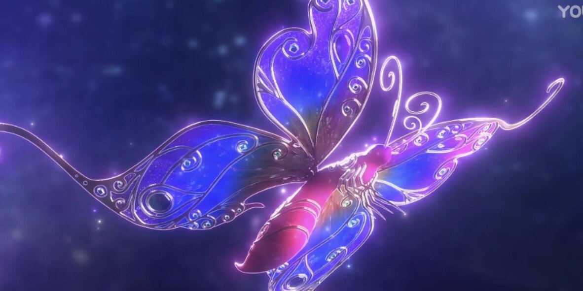 叶罗丽仙子的圣兽 灵公主的花灵蝶,火领主的火狮子,颜爵的玄意尾狐