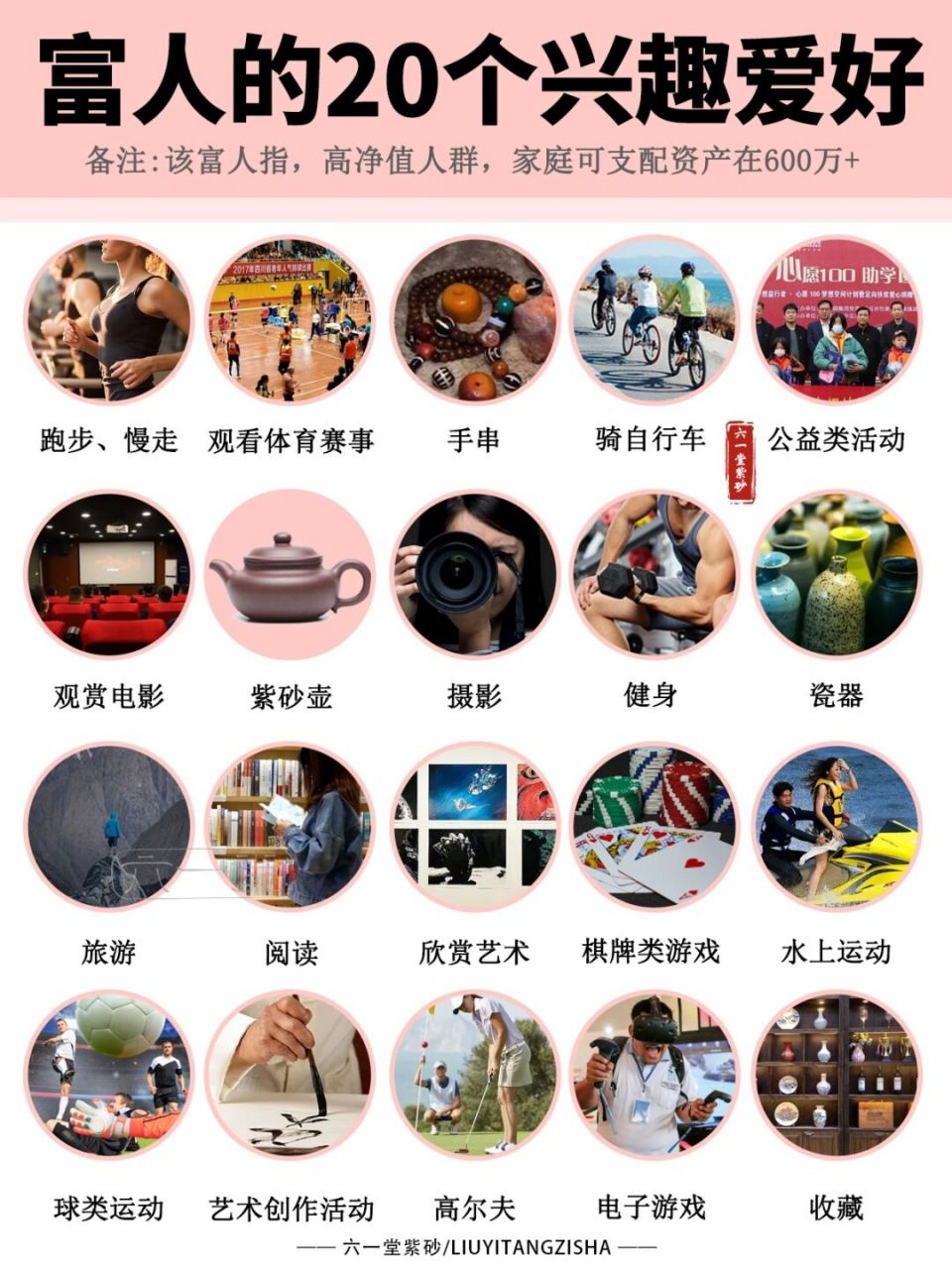 富人兴趣爱好排行榜一览图6015 有钱人的20个兴趣爱好都有哪些?