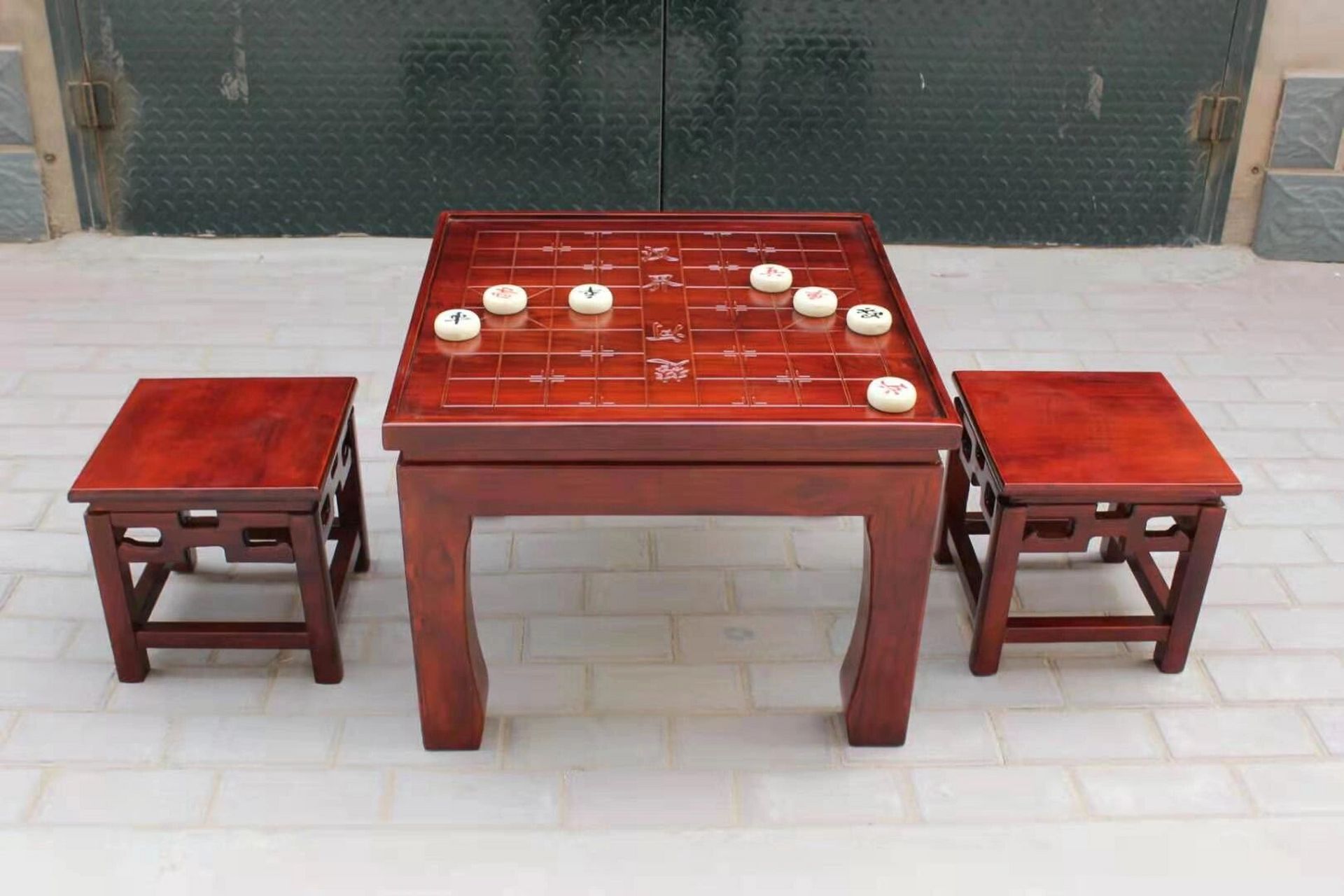 实木棋盘桌两用象棋桌围棋桌椅