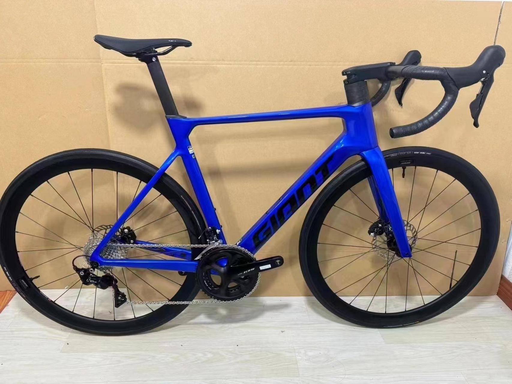 2023款捷安特pp adv2碳纤维公路车 全碳纤维车架,气动型,桶轴碟刹