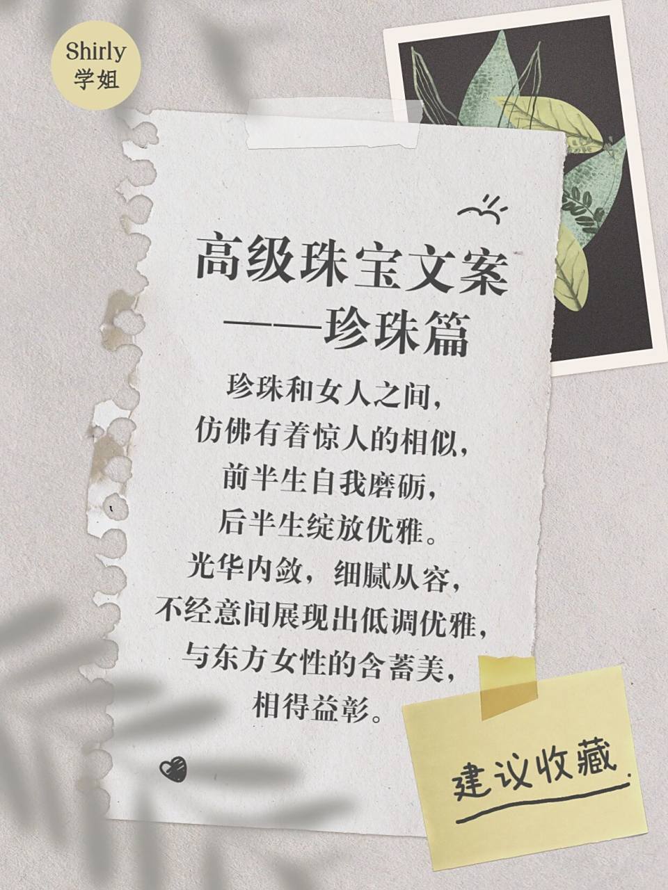 珠宝文案 | 珍珠类饰品文案,高级浪漫不落俗 白色珍珠类(南洋白,akoya