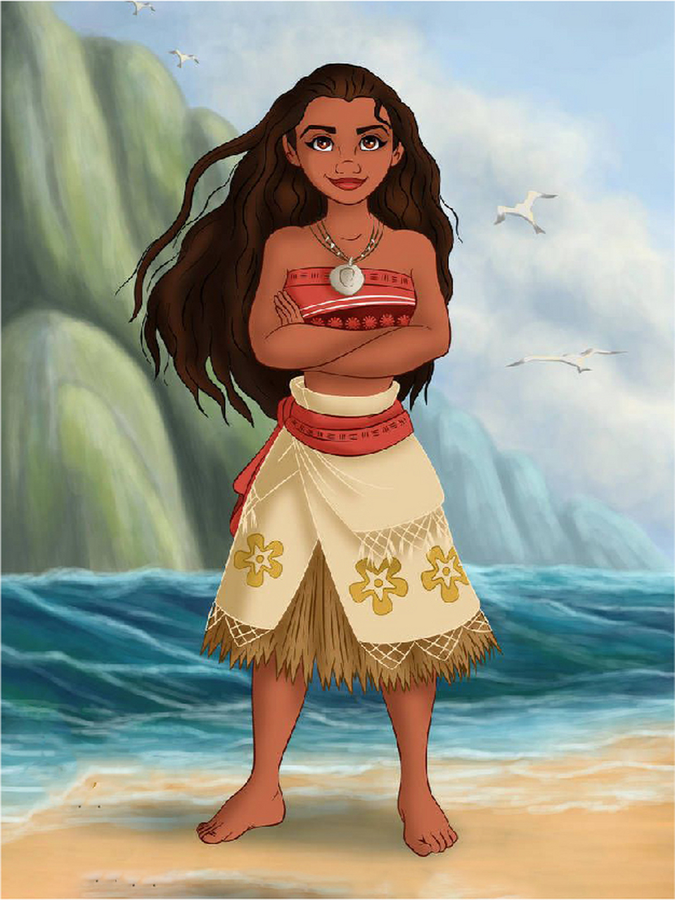 迪士尼第一位大洋洲公主08莫阿娜 moana 08ip名字: moana 莫阿娜