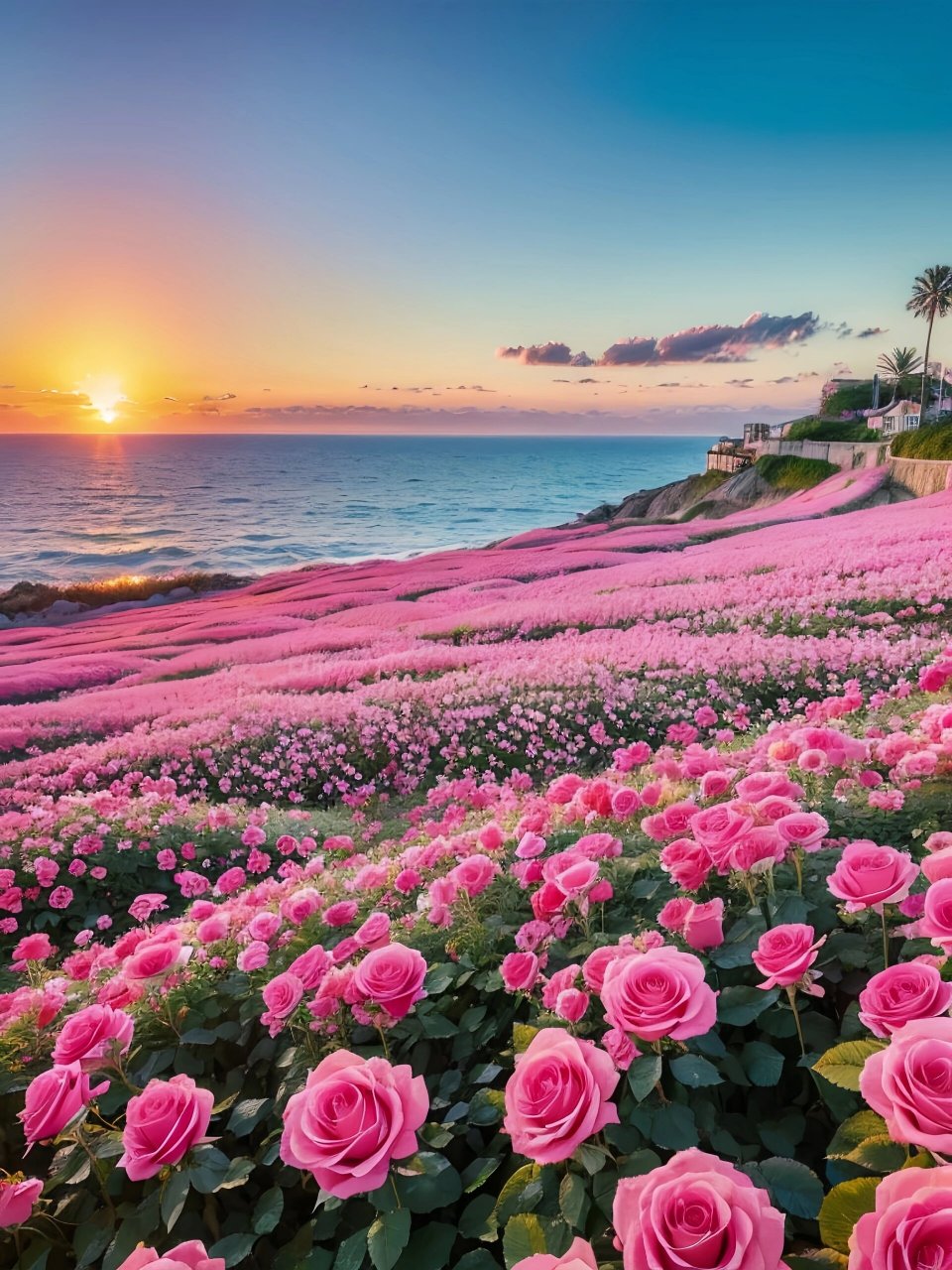 玫瑰花海—治愈风景 所有的努力都在慢慢变得清晰.